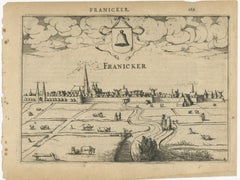 Historic Franeker, a Scholar's City — Frisian City View from Guicciardini, 1613