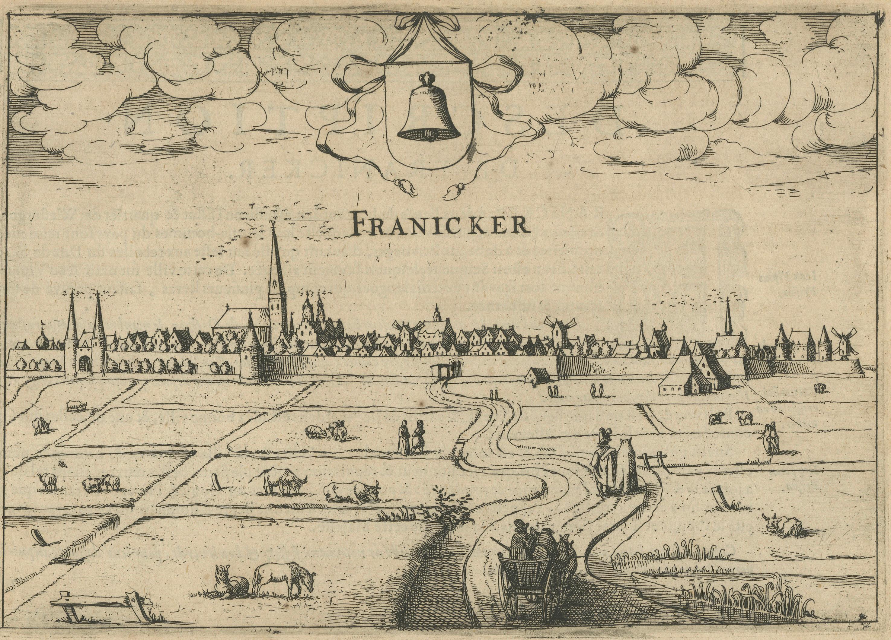 Historic Franeker, a Scholar's City — Frisian City View from Guicciardini, 1613