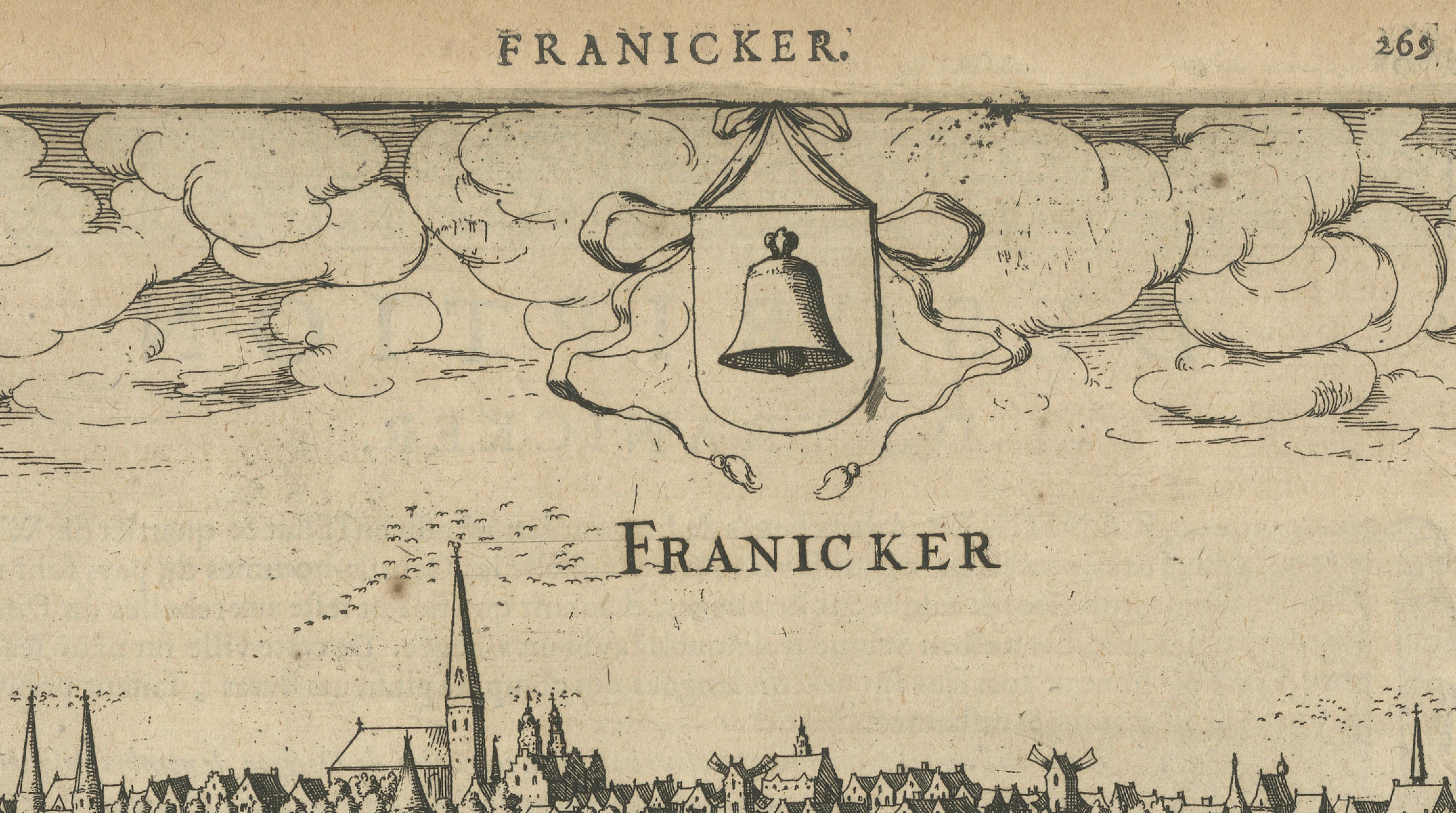 Historic Franeker, a Scholar's City — Frisian City View from Guicciardini, 1613