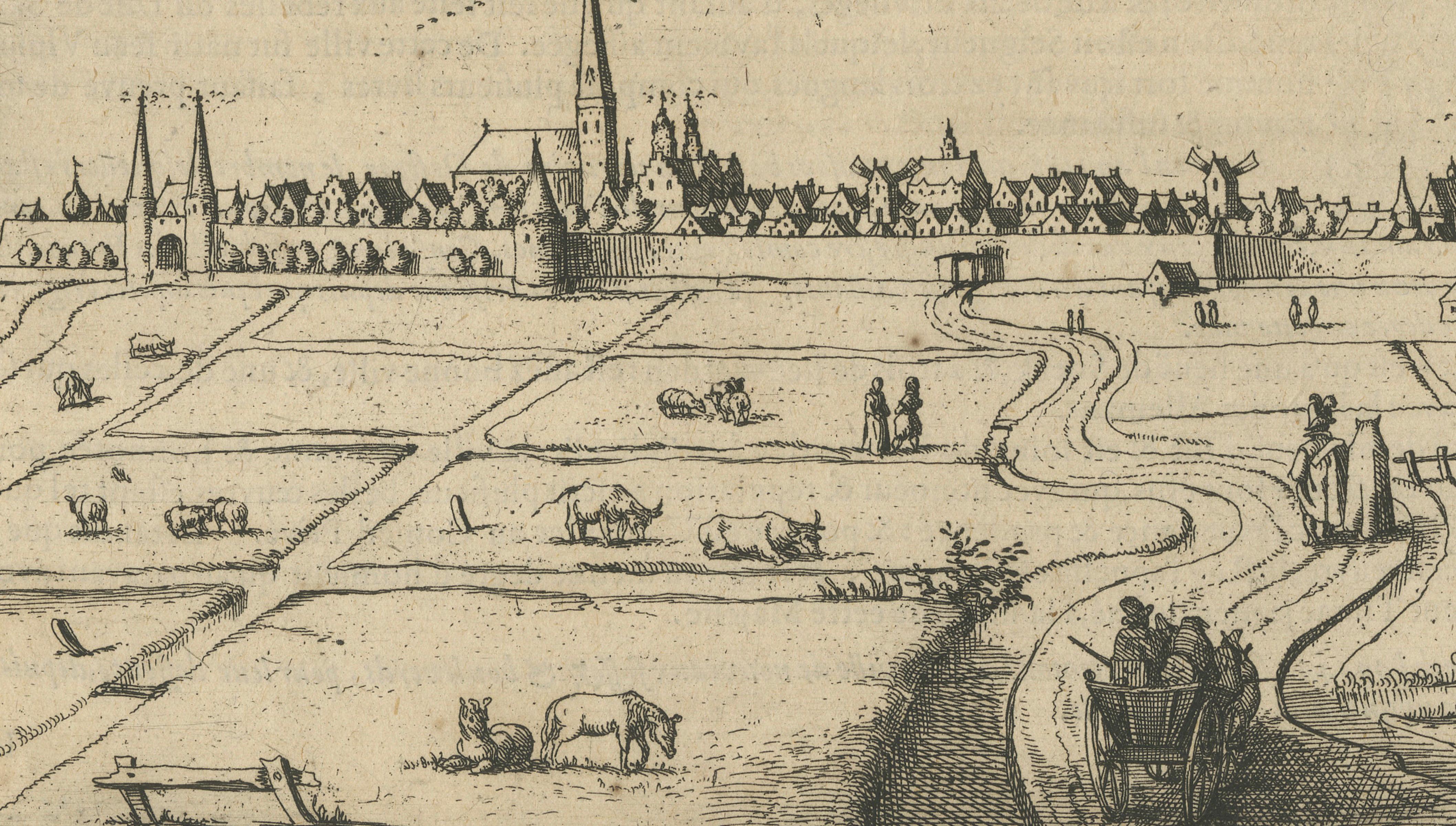 Historic Franeker, a Scholar's City — Frisian City View from Guicciardini, 1613