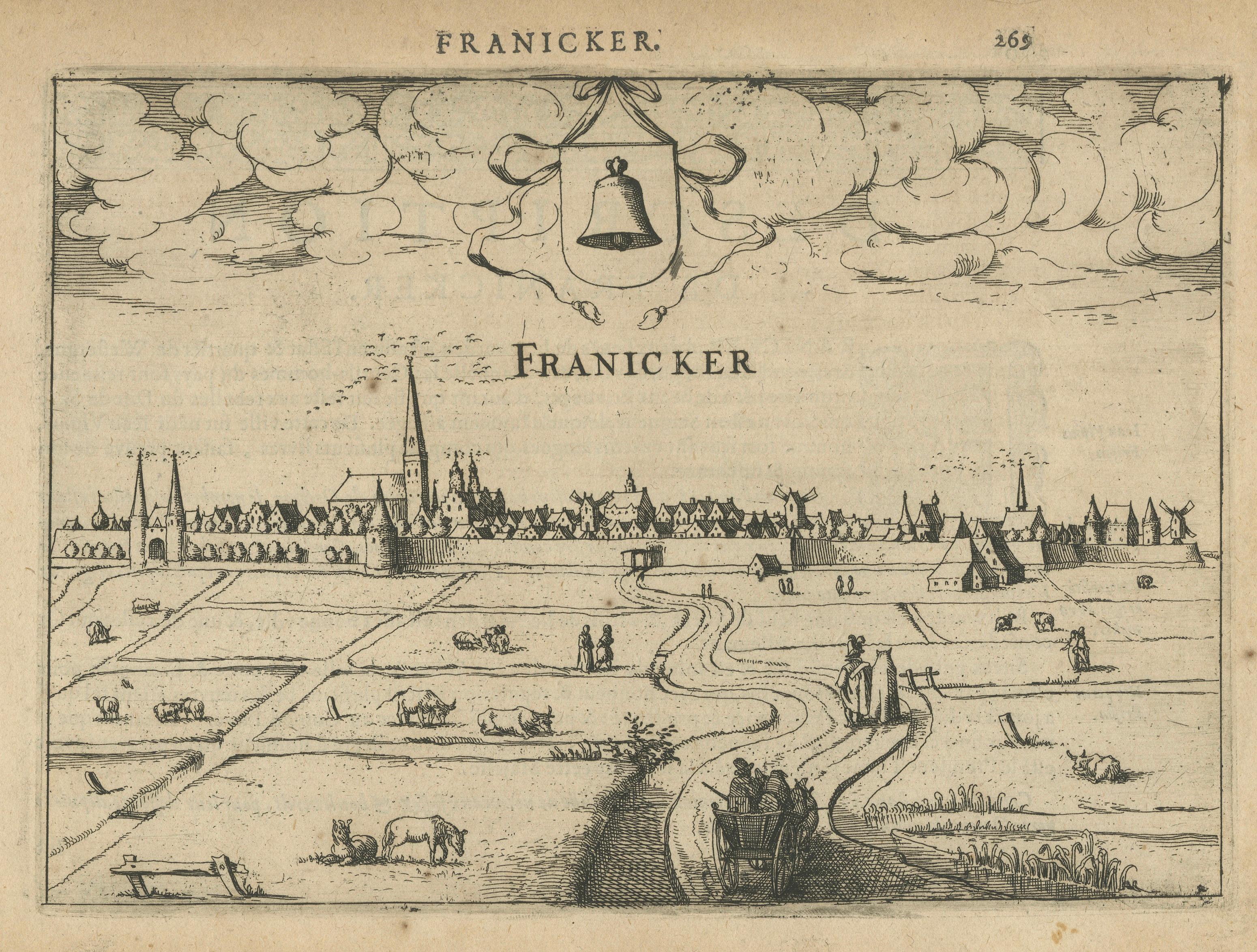 Historic Franeker, a Scholar's City — Frisian City View from Guicciardini, 1613