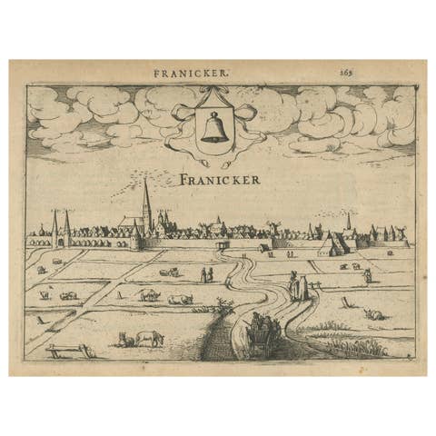 Historic Franeker, a Scholar's City — Frisian City View from Guicciardini, 1613