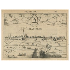 Historic Franeker, a Scholar
s City — Frisian City View from Guicciardini, 1613