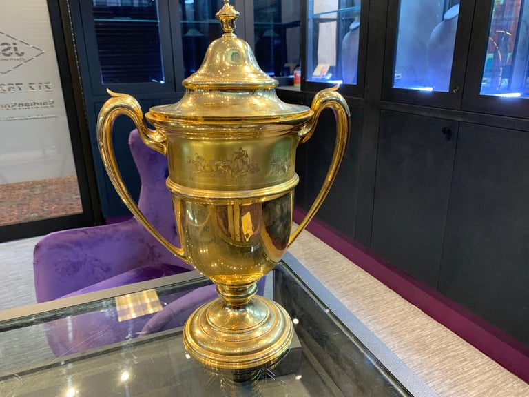 Historic Gold Equestrian Trophy 