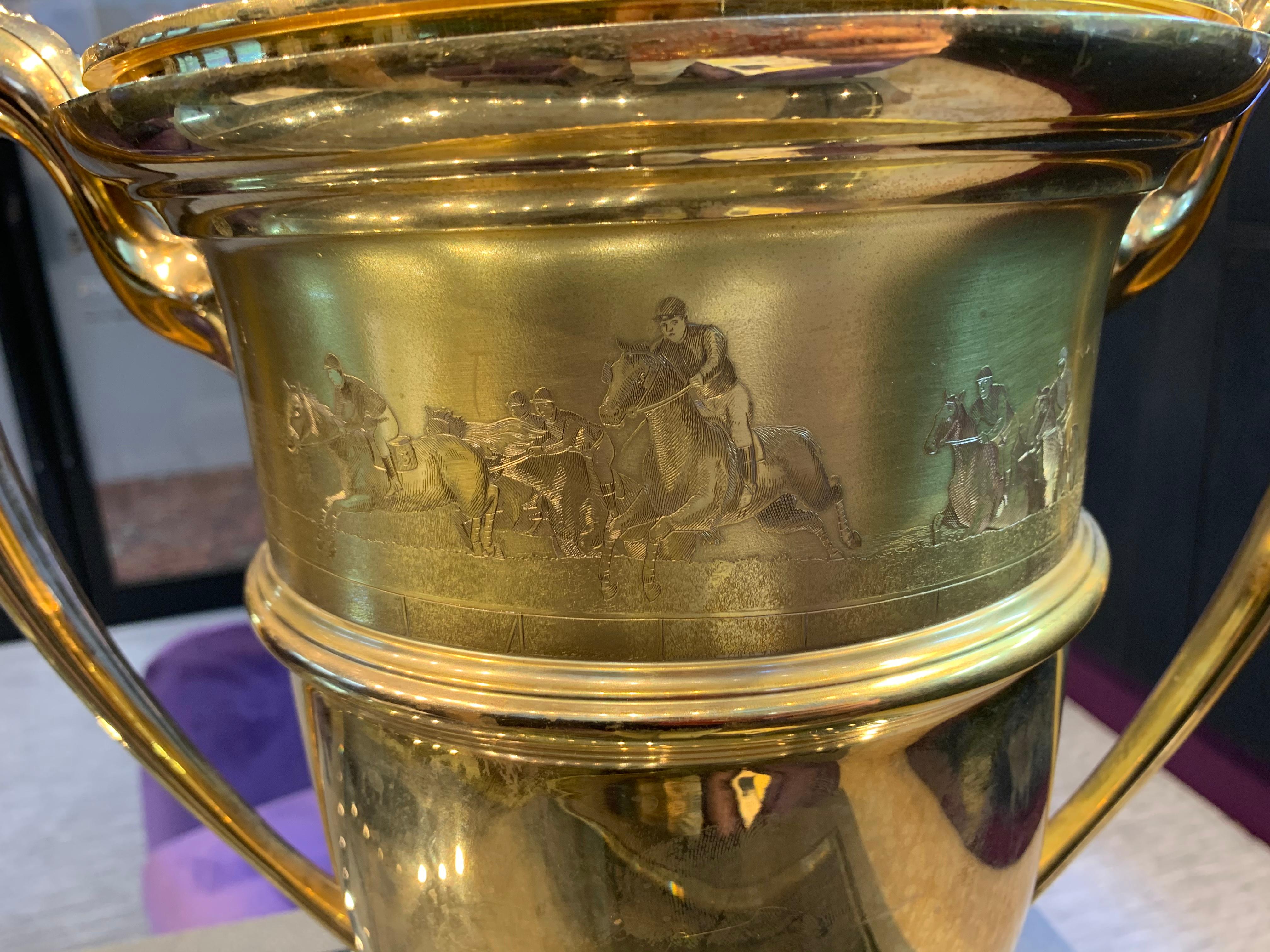 Historic Gold Equestrian Trophy 