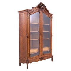 Antique Historic library, France, circa 1900.