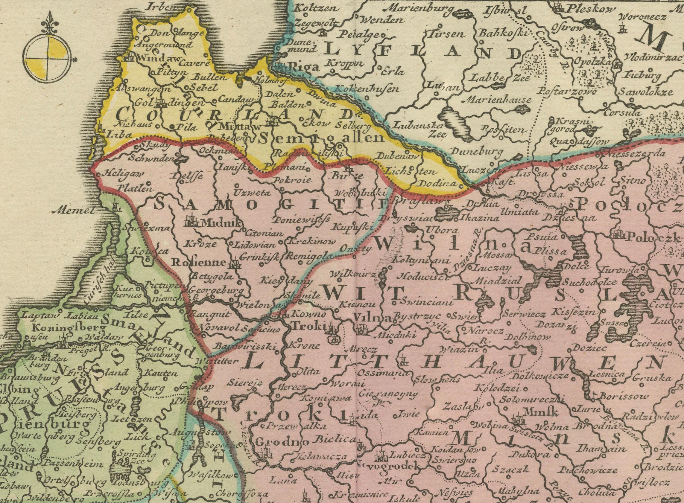 Poland Map 1740s – Nieuwe Kaart van het Koninryk Poolen by Isaak Tirion

This finely engraved and attractively hand-colored map of the Kingdom of Poland was published by Isaak Tirion in Amsterdam in the mid-18th century, likely around the 1740s.