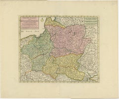 Historic Map of Poland and Lithuania – Tirion Edition c.1740
