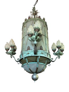 Historic Mediterranean Revival Chandelier From the Vinoy Hotel