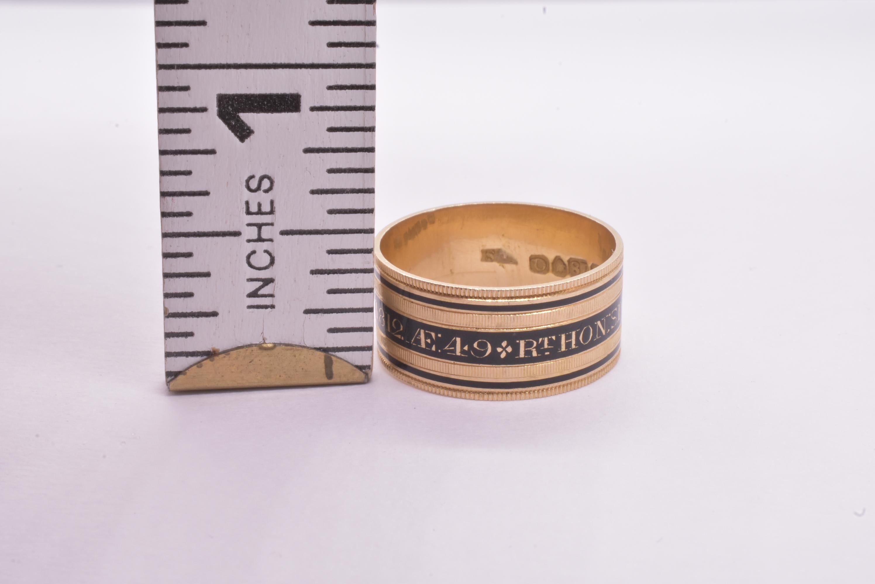 Historic Mourning Band for assassinated British PrimeMinister Spencer Perceval   4