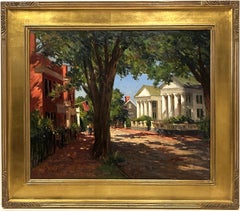Historic Nantucket Painting Rudolph Colao 20th C. American Massachusetts Artist