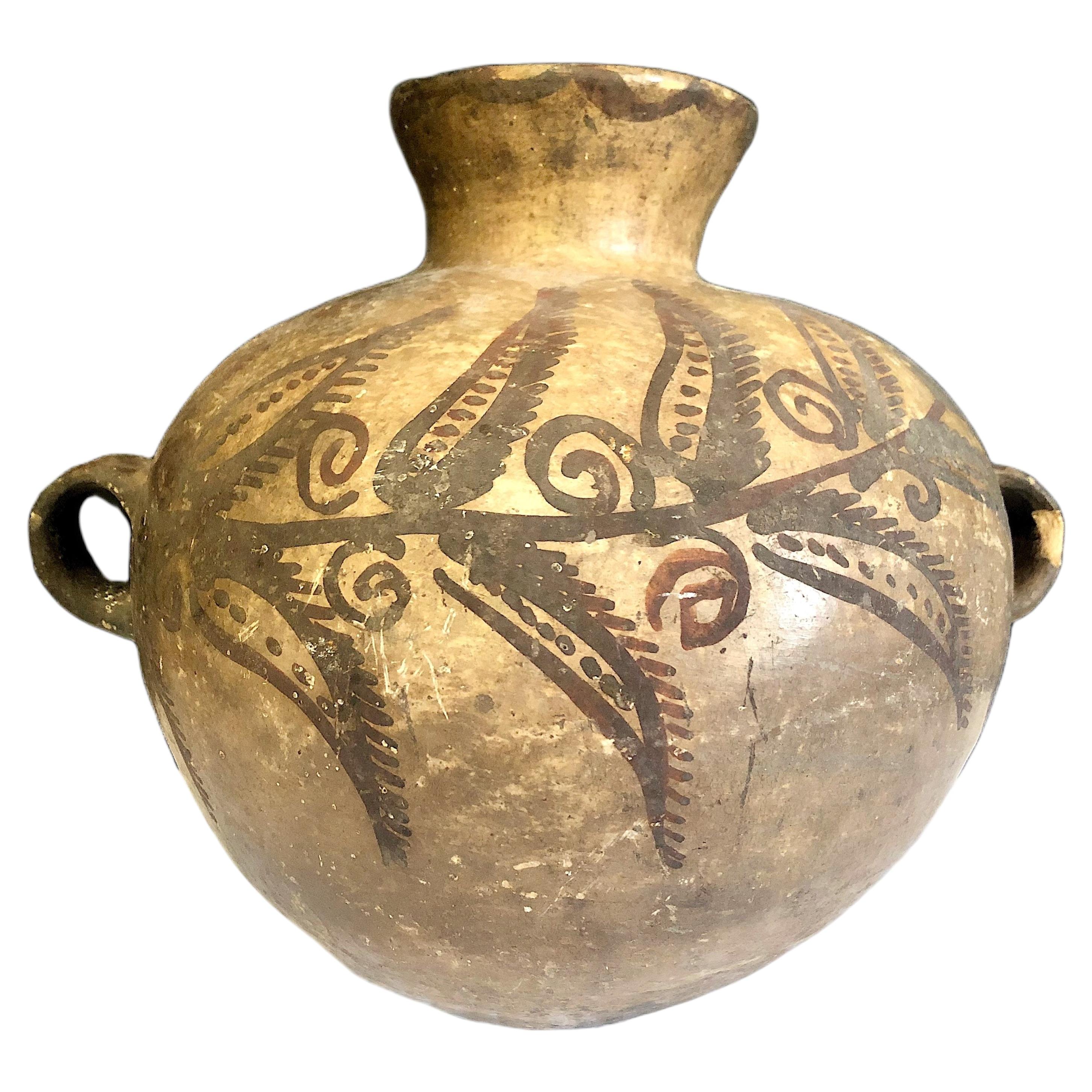 Historic Native American Pueblo Polychrome Water Jar