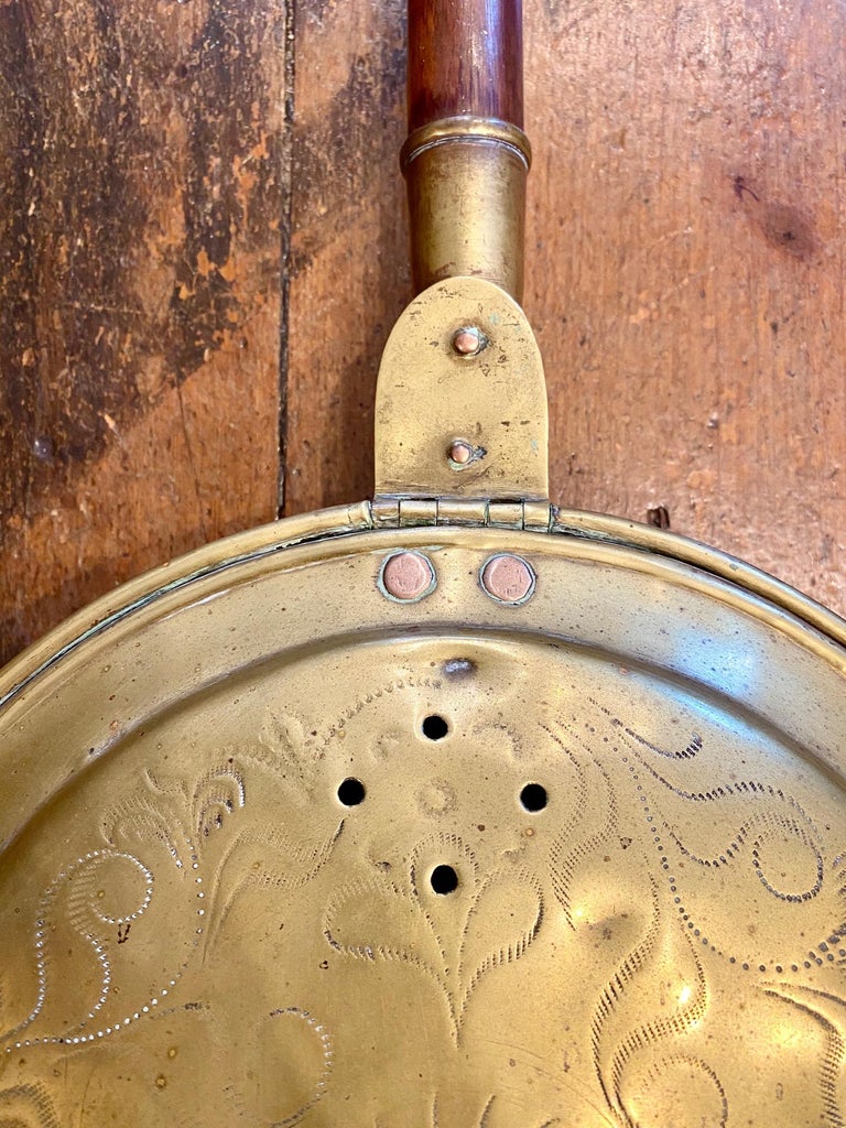 Historic Revolutionary War Period Bed Warming Pan For Sale at 1stDibs