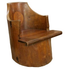 Storica sedia scandinava in legno di pino - datata 1934, Svezia