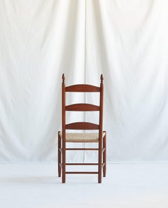 Historic Set of 6 Shaker Dining Chairs, Mount Lebanon c 1935