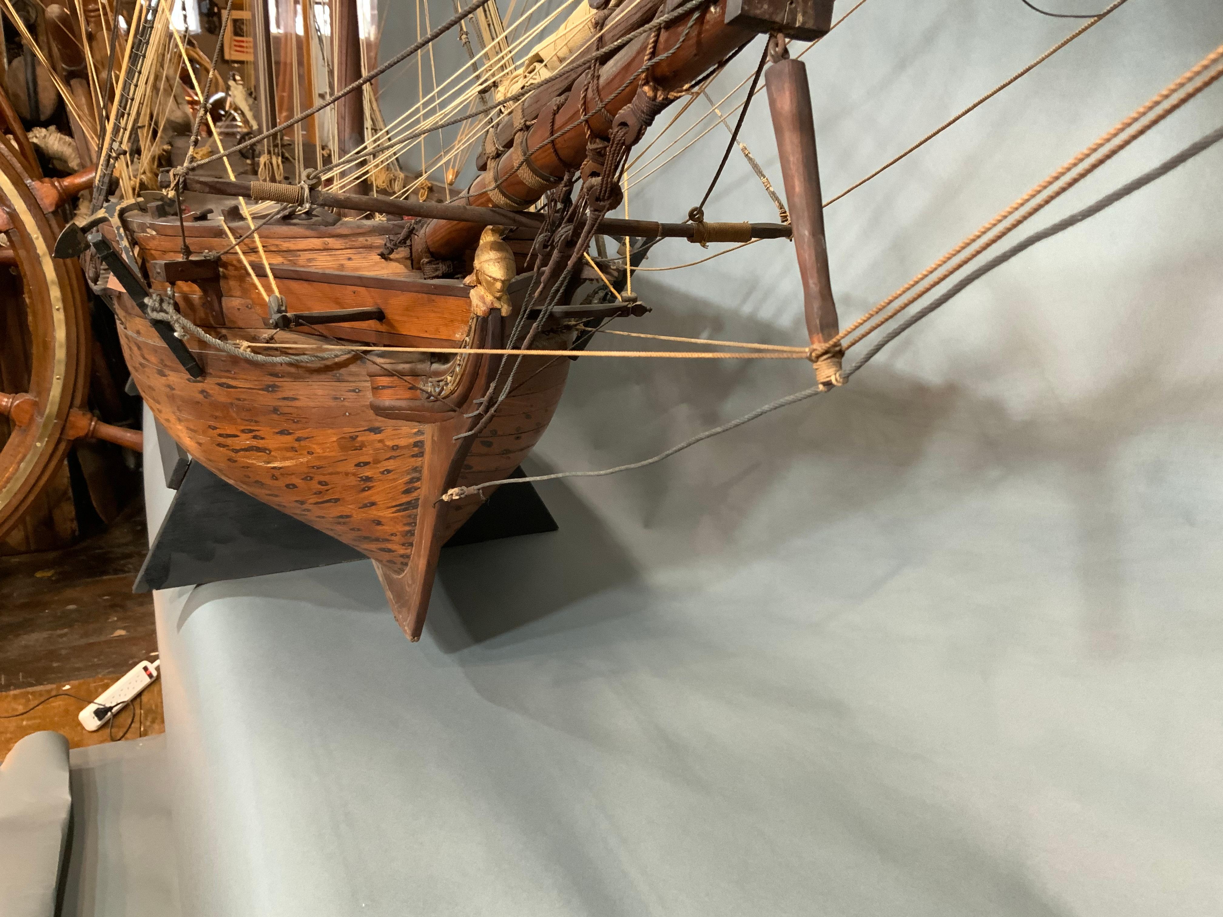 Historic Ship Model from the DeCoppet Collection For Sale 5