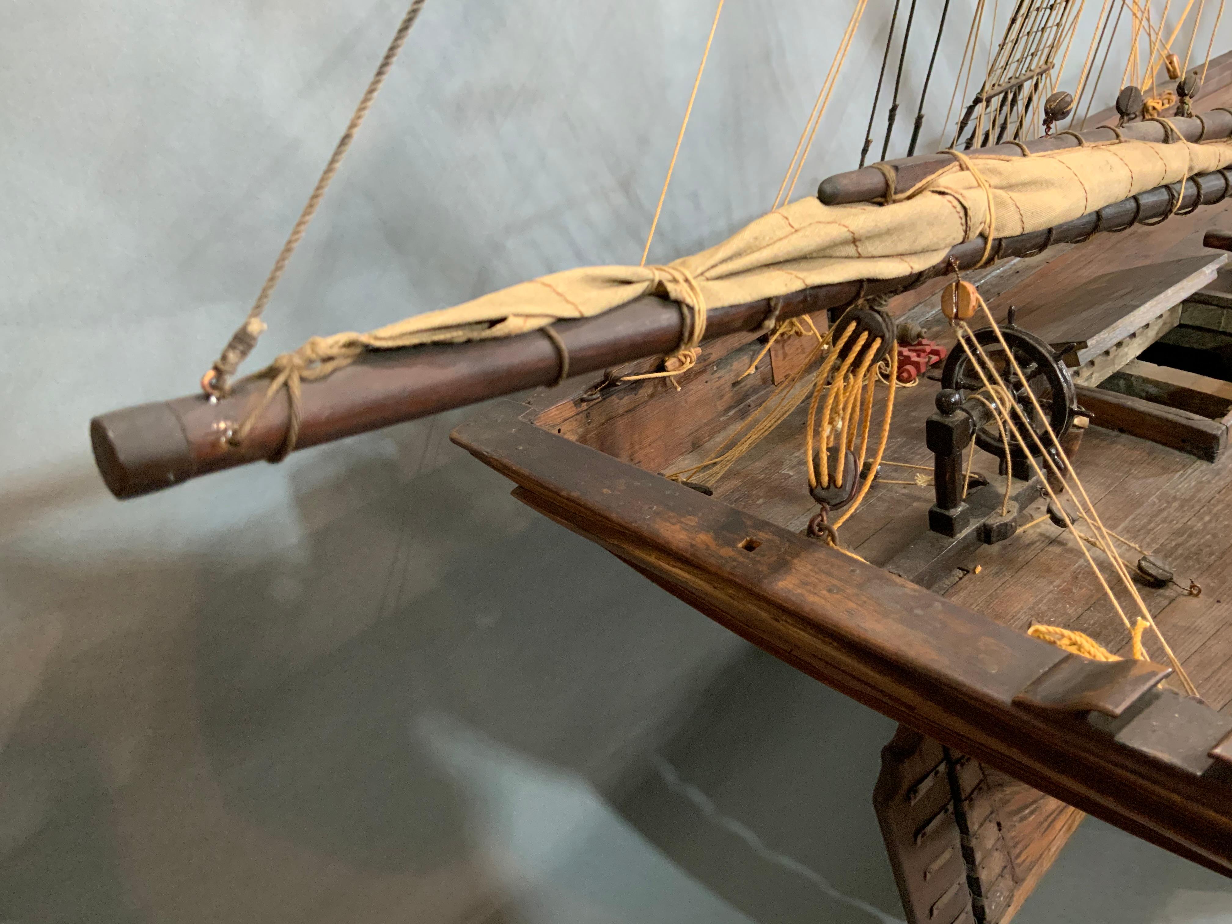 Historic Ship Model from the DeCoppet Collection For Sale 9