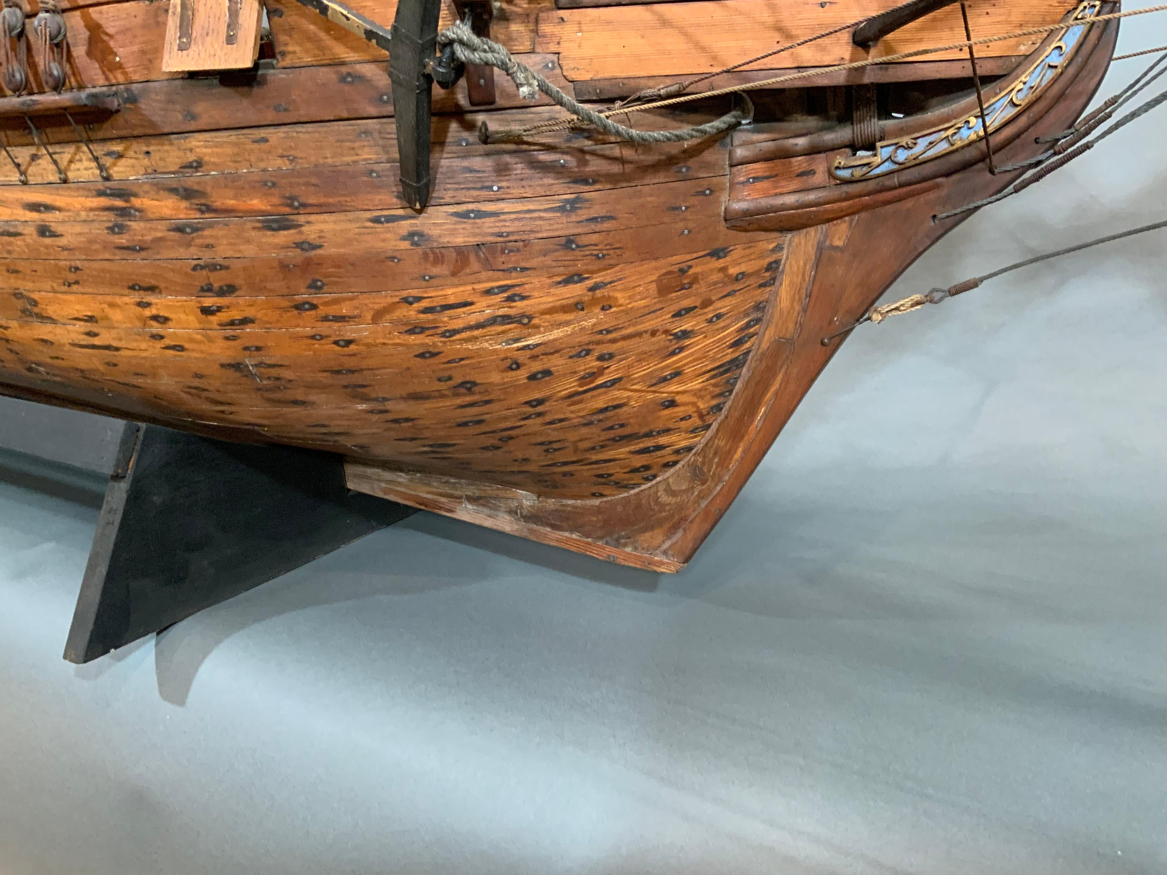 Modelo de barco histórico de la Colección DeCoppet 11