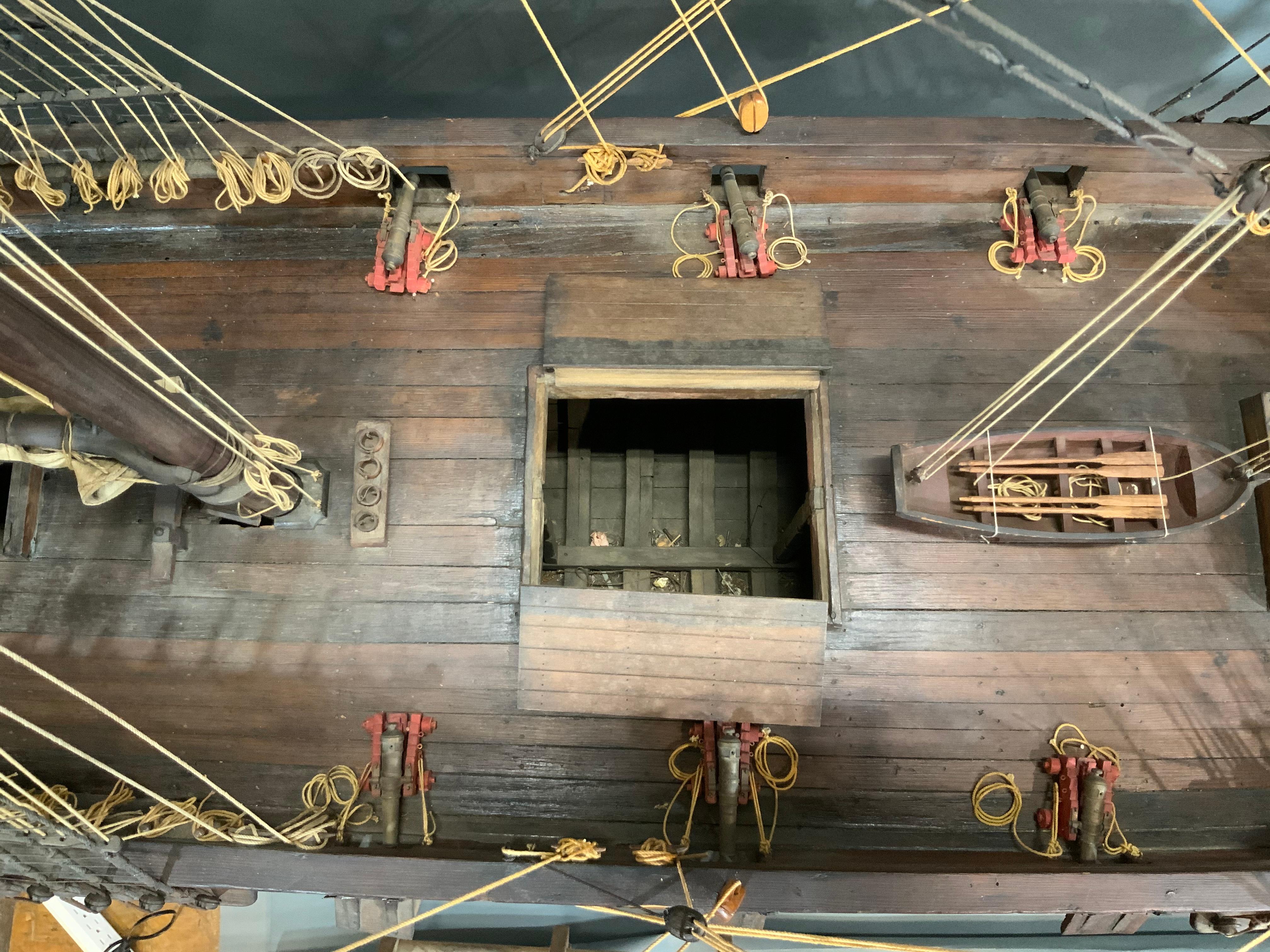 Historic Ship Model from the DeCoppet Collection For Sale 14