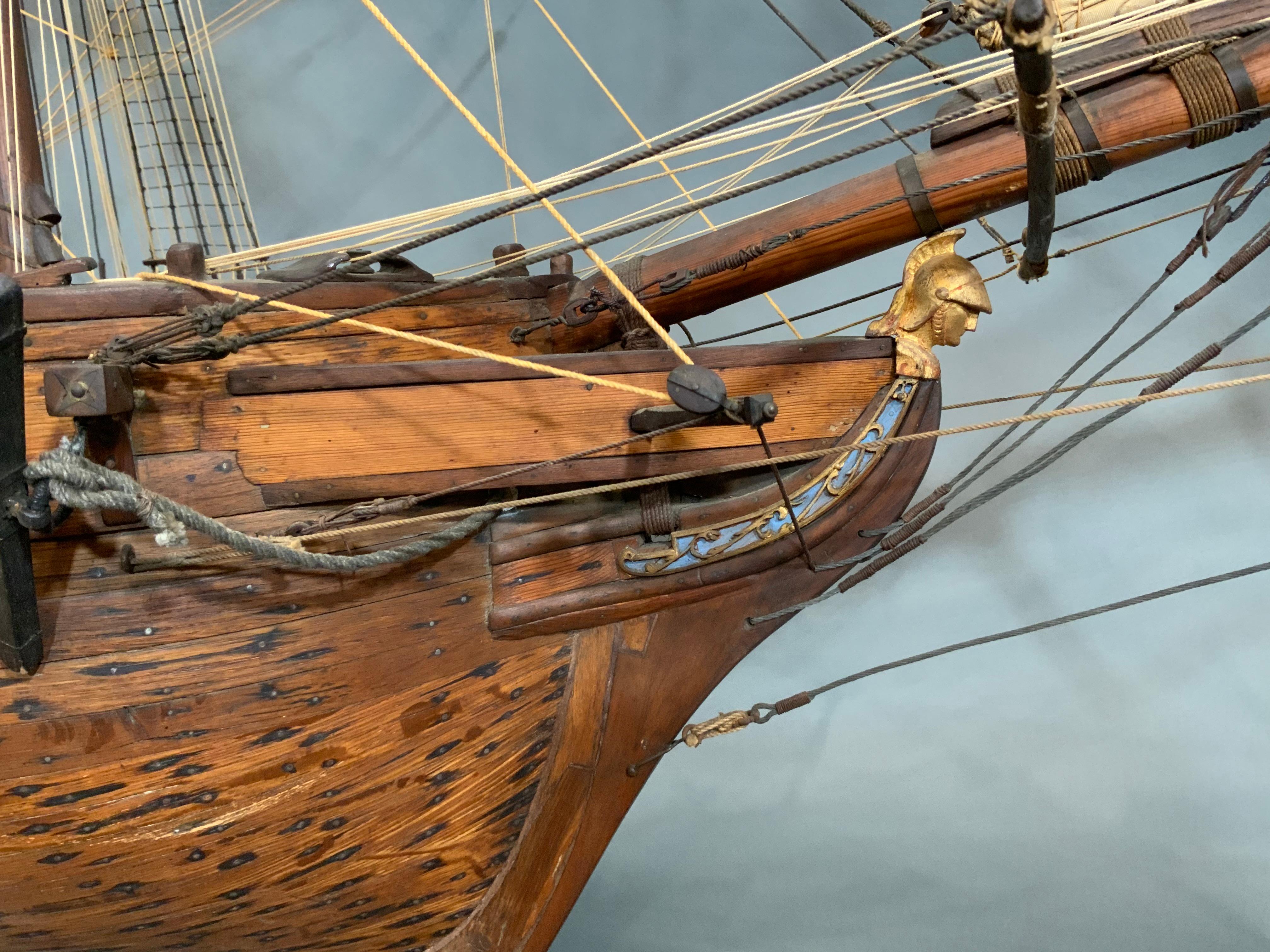 Historic Ship Model from the DeCoppet Collection For Sale 3