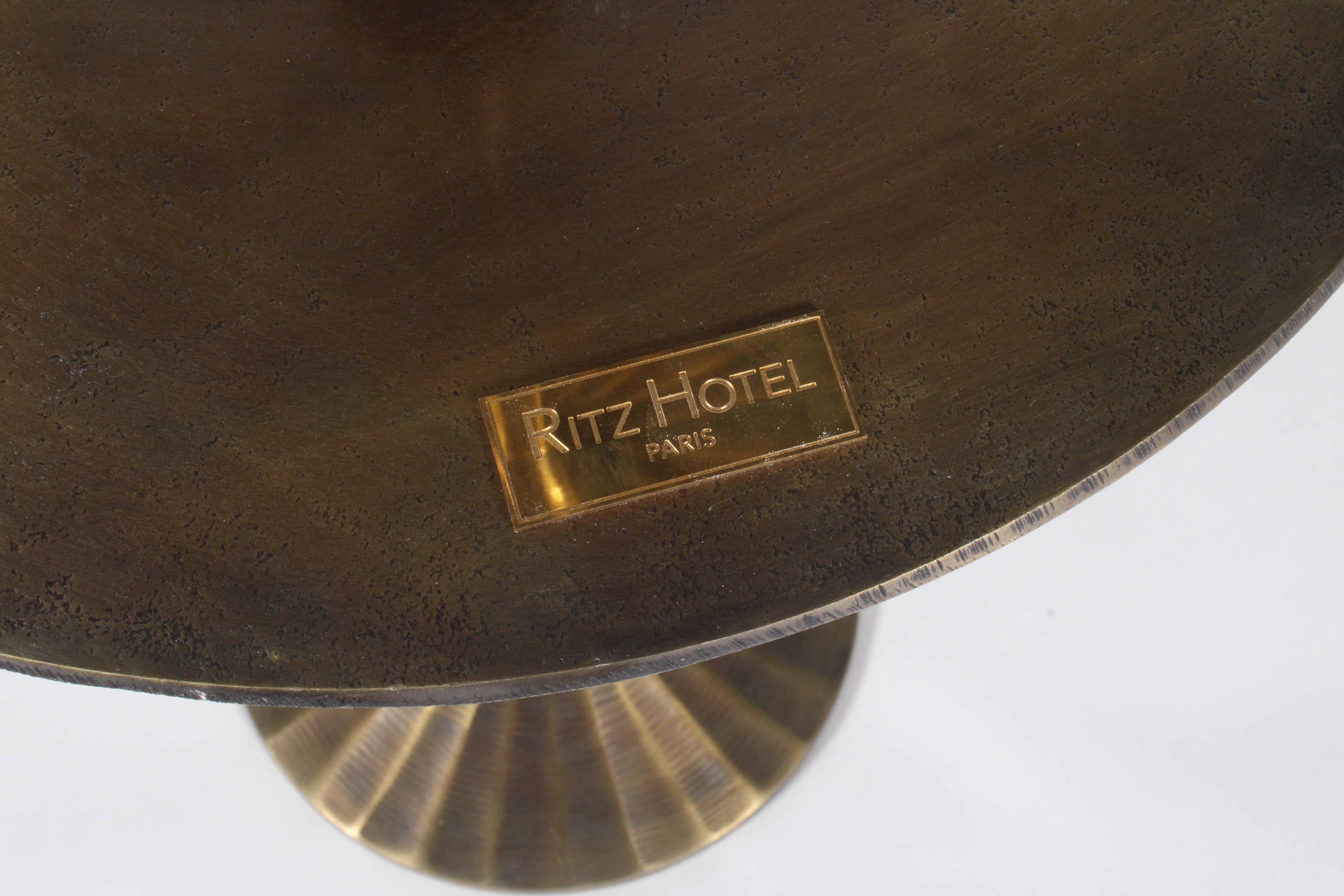 Now is your chance to add a touch of Parisian glamour and style to your own home or interiors project with these wonderful side tables from the world famous Ritz hotel in Paris which was graced by iconic figures from the past such as F Scott