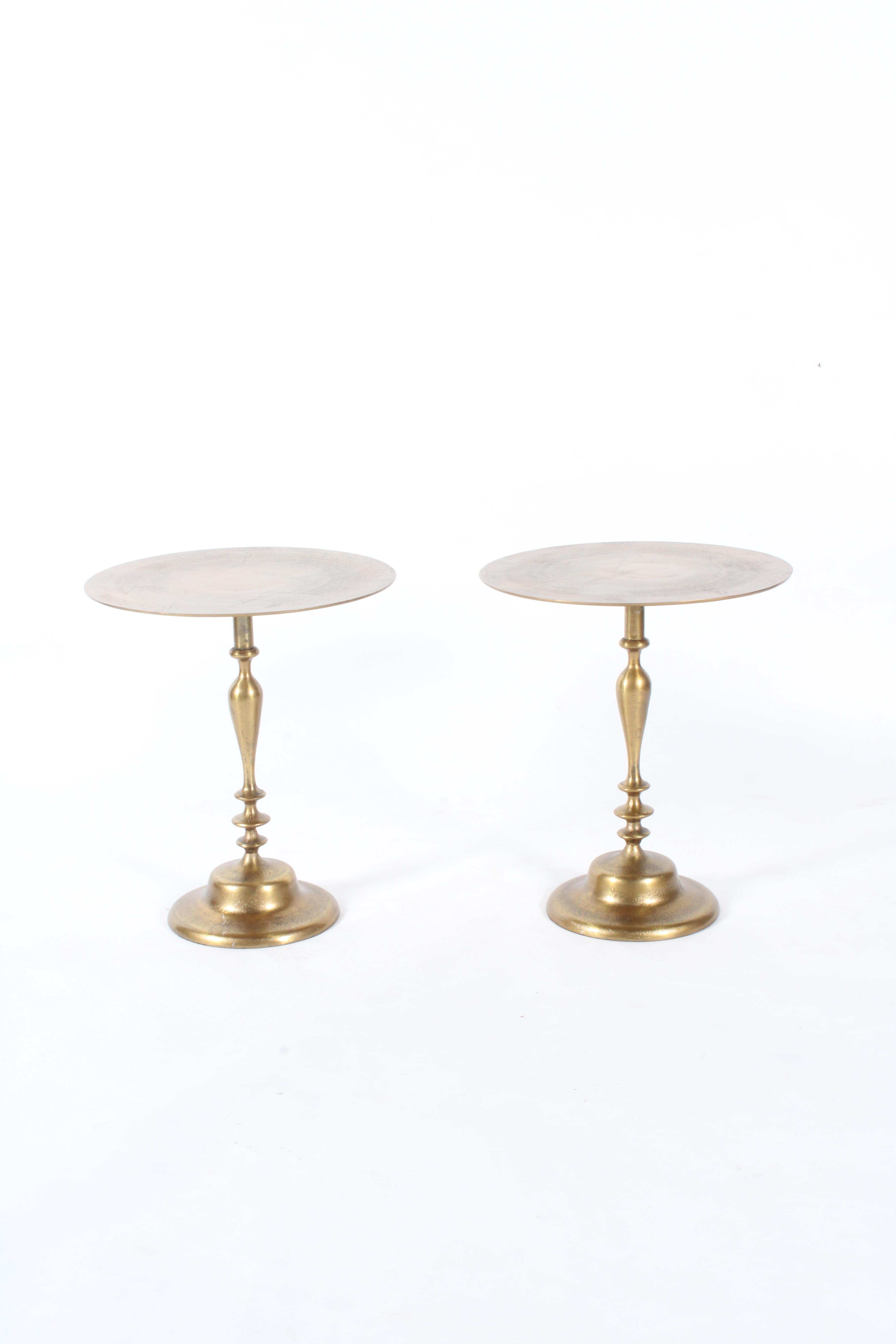 Patinated Historic Side Tables From The Ritz Hotel Paris *Free Worldwide Delivery For Sale