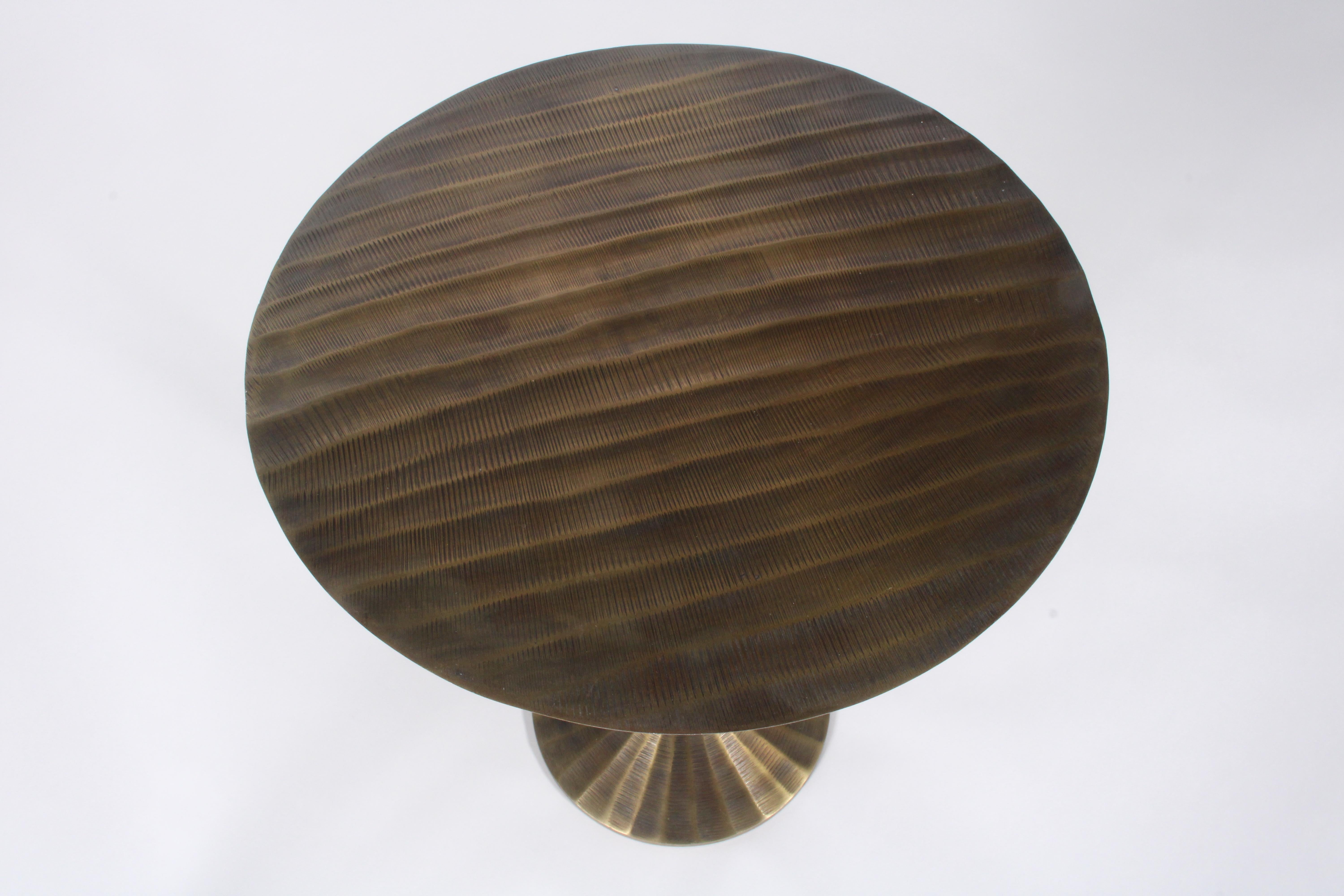Aluminum Historic Side Tables From The Ritz Hotel Paris *Free Worldwide Delivery