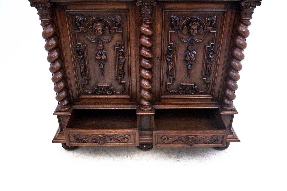 Historic Sideboard, France, Turn of the 19th and 20th Centuries In Good Condition For Sale In Chorzów, PL