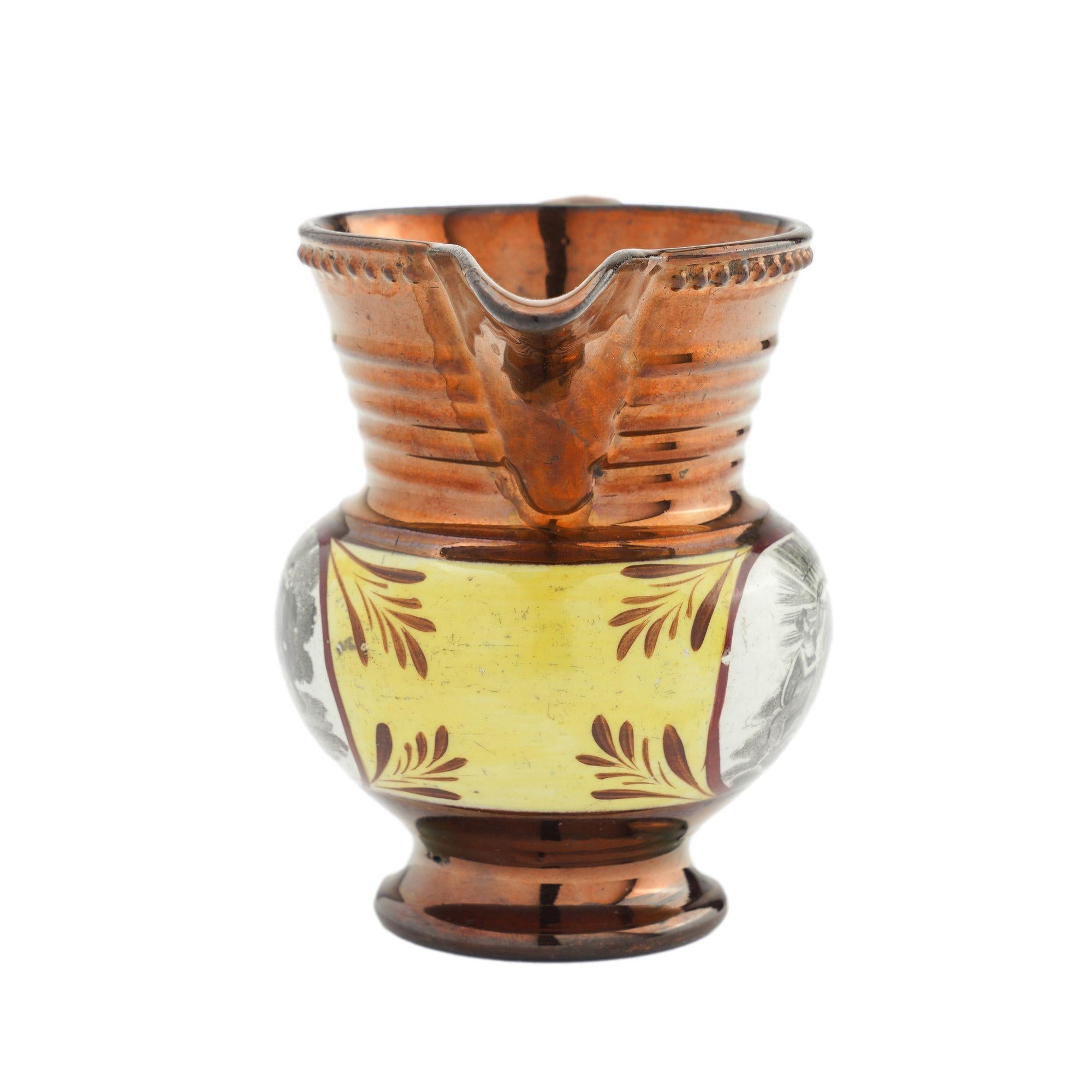 Storica brocca da latte in rame Staffordshire, 1825 ca. in vendita 2