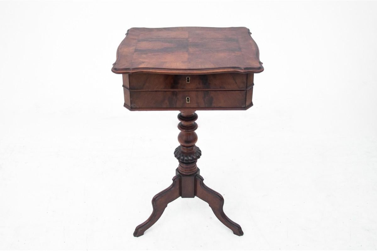 Swedish Historic thread table, Northern Europe, circa 1870. For Sale