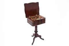 Historic thread table, Northern Europe, circa 1870.