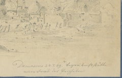 Historic View of Damascus and Burial Site of a Prophet's Wife, Anonymus, 1869
