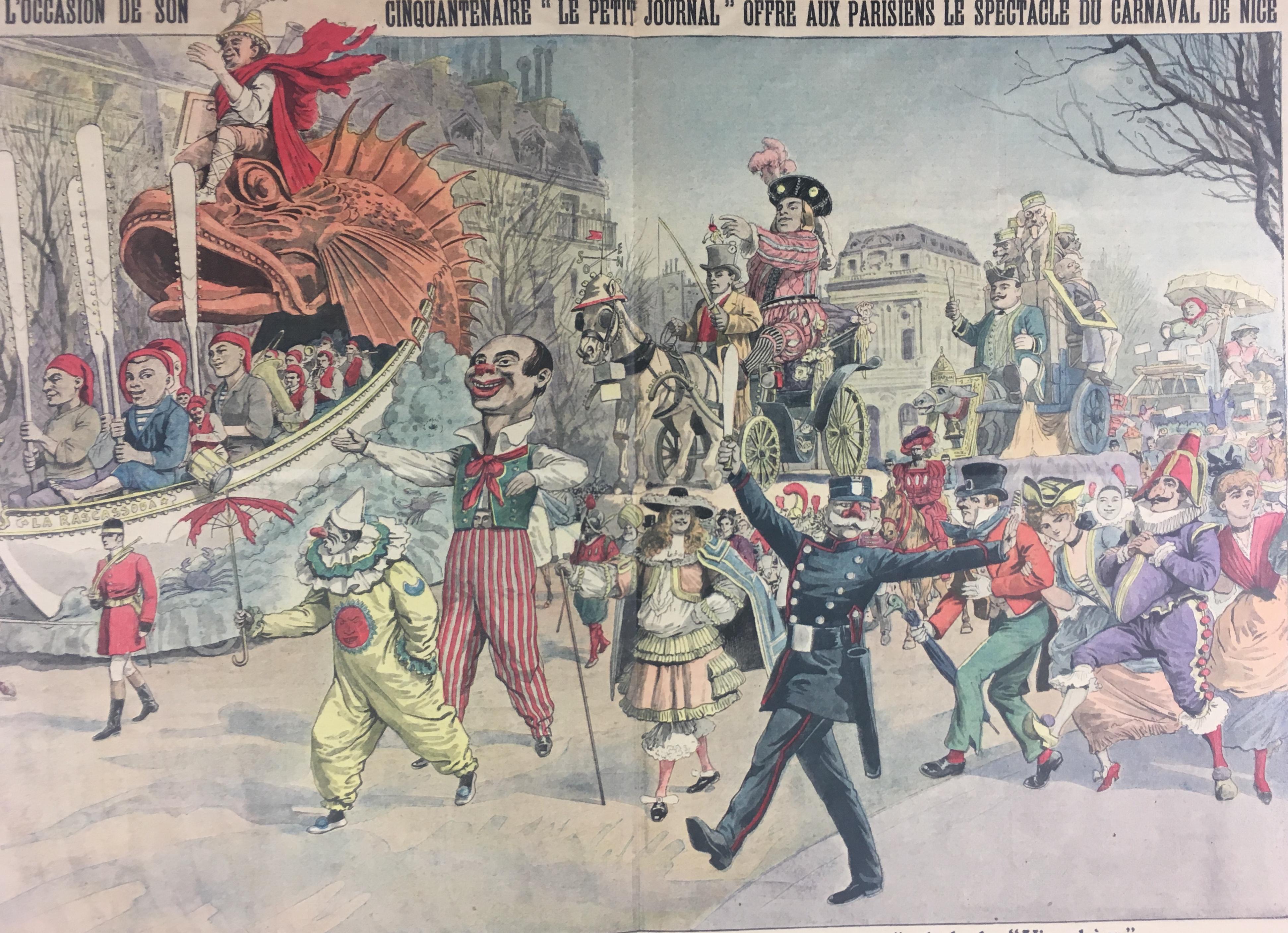 Art Deco Carnival de Nice France Historical Journal French Memorabilia  For Sale