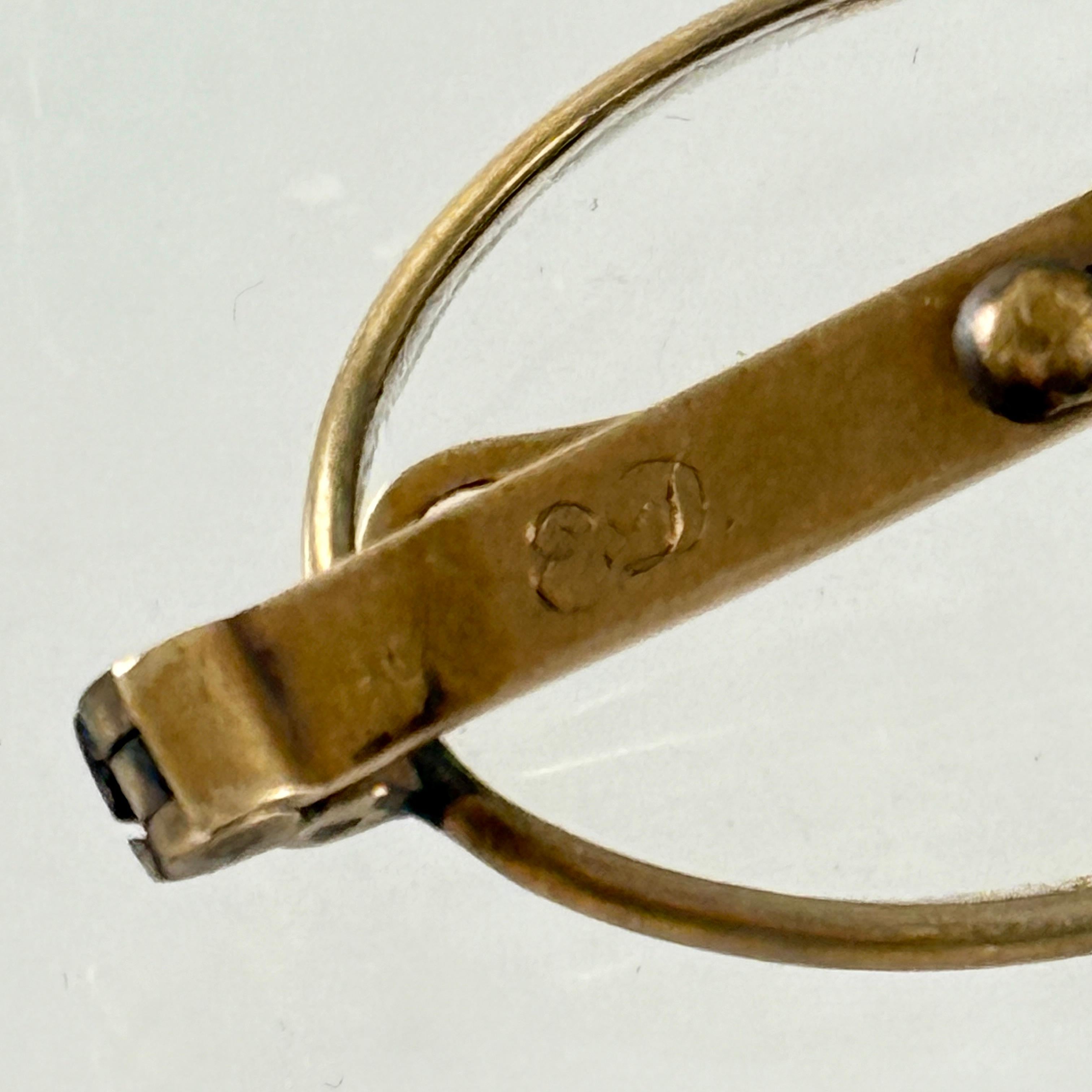 Historical Civil War Era Brass Frame Ladies Magnifying Glasses For Sale 4