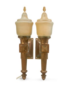 Historical  early 20th century Lindbergh Viaduct Arch Bridge Light Fixtures