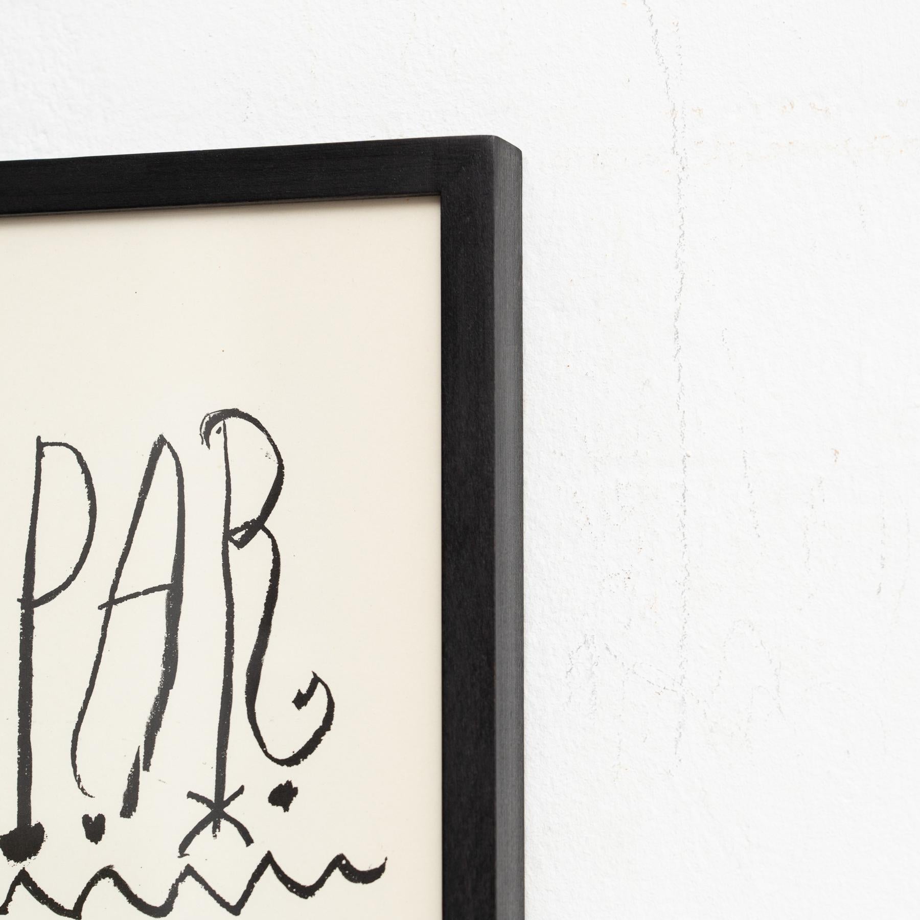 Affiche lithographique historique de l'exposition Drawings by Picasso. Circa 1961 en vente 3