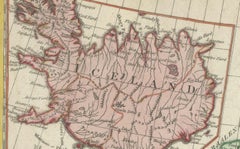 Historical Map of Northern Europe and Russia - Engraved for I. Harrison, 1788