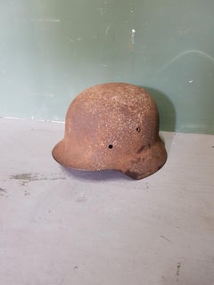 Historical Memorabilia Original WW2 German M35 Steel Helmet with Decal