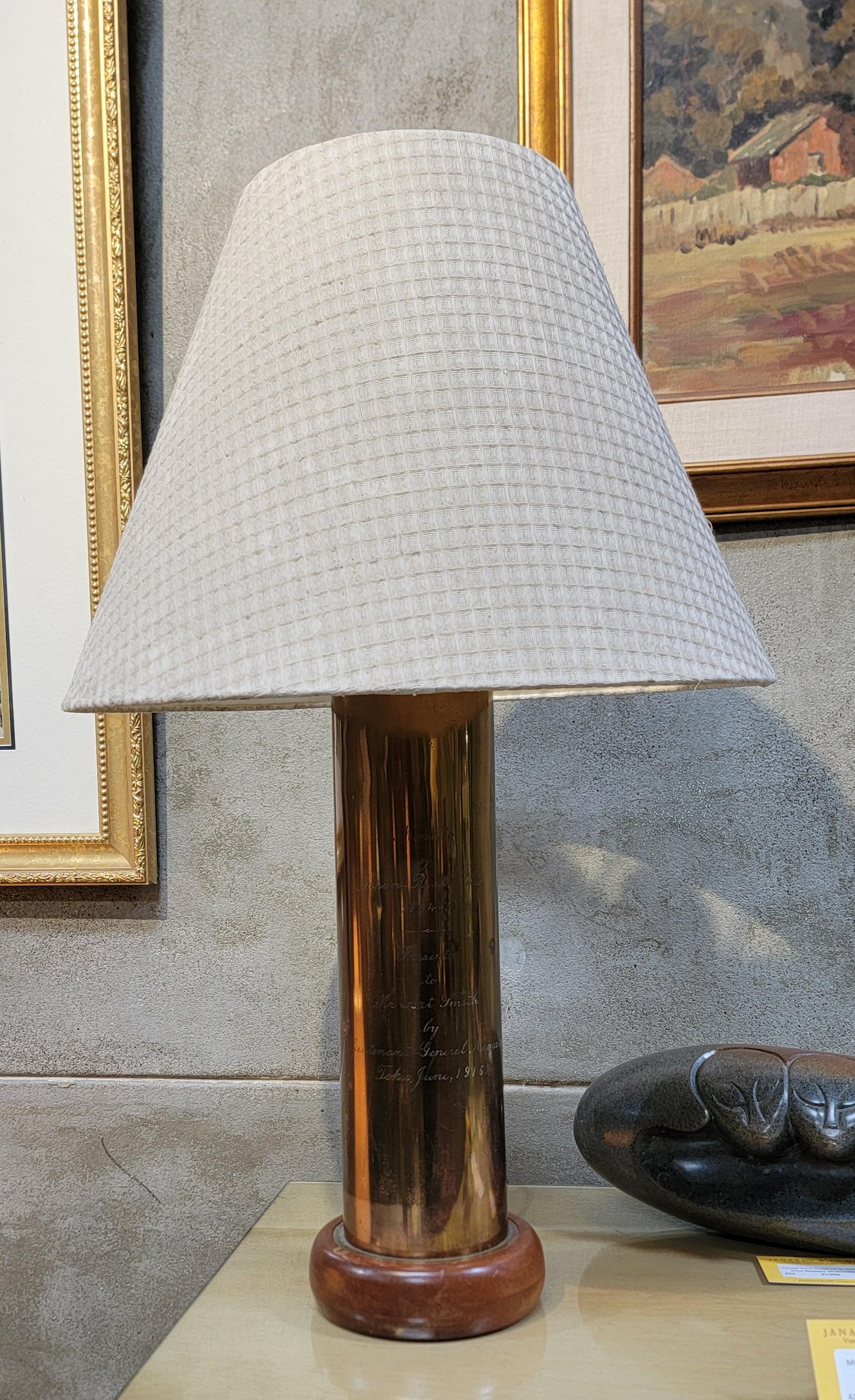 Lampe de table de présentation historique, débuts aéronautiques, vers 1916 en vente 4