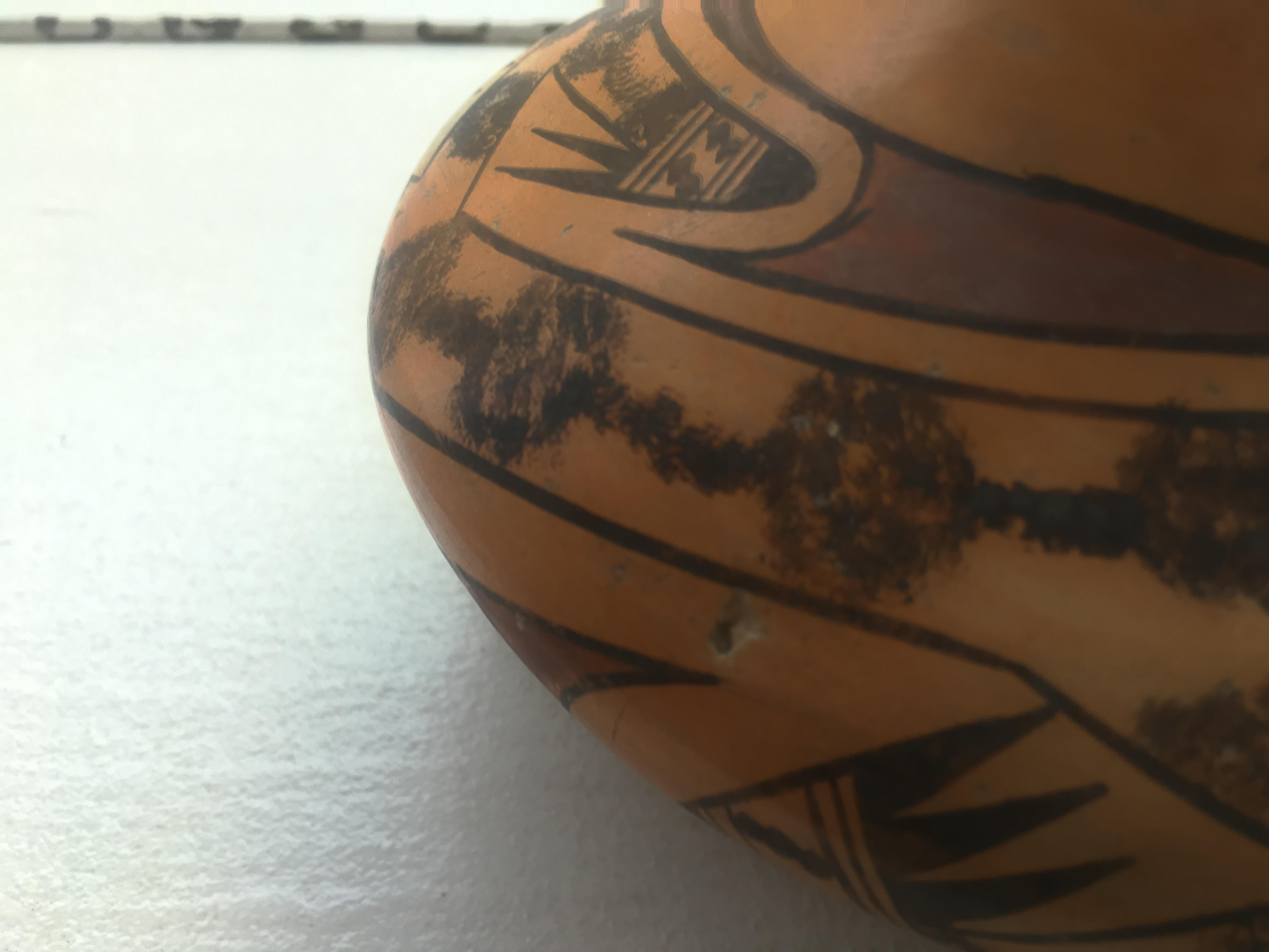 Earthenware Historical Southwestern Pottery Seed Jar by Nampeyo, Hopi, Early 20th Century