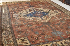 Historical Tribal Antique Bakshayesh Rug, circa 1910's