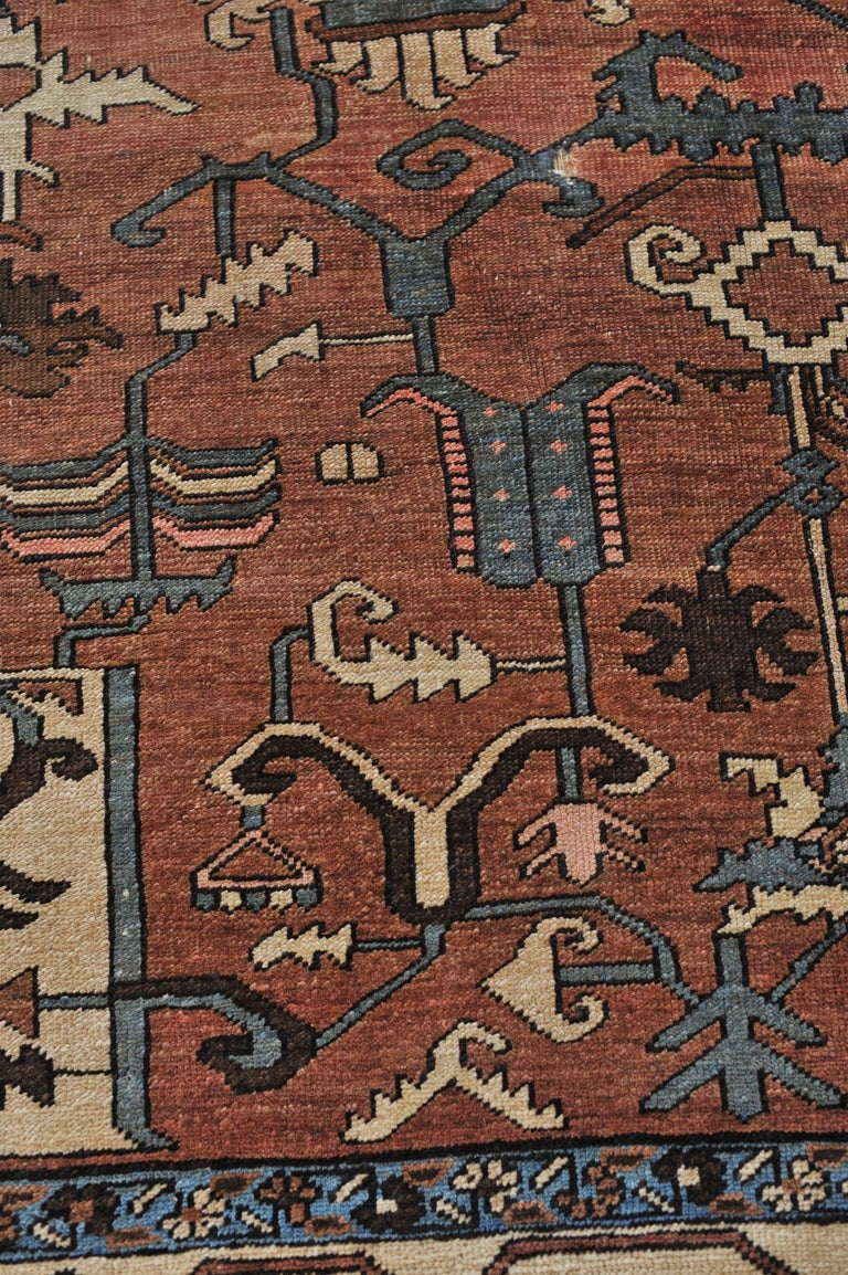 Historical Tribal Antique Bakshayesh Rug, circa 1910's For Sale at 1stDibs