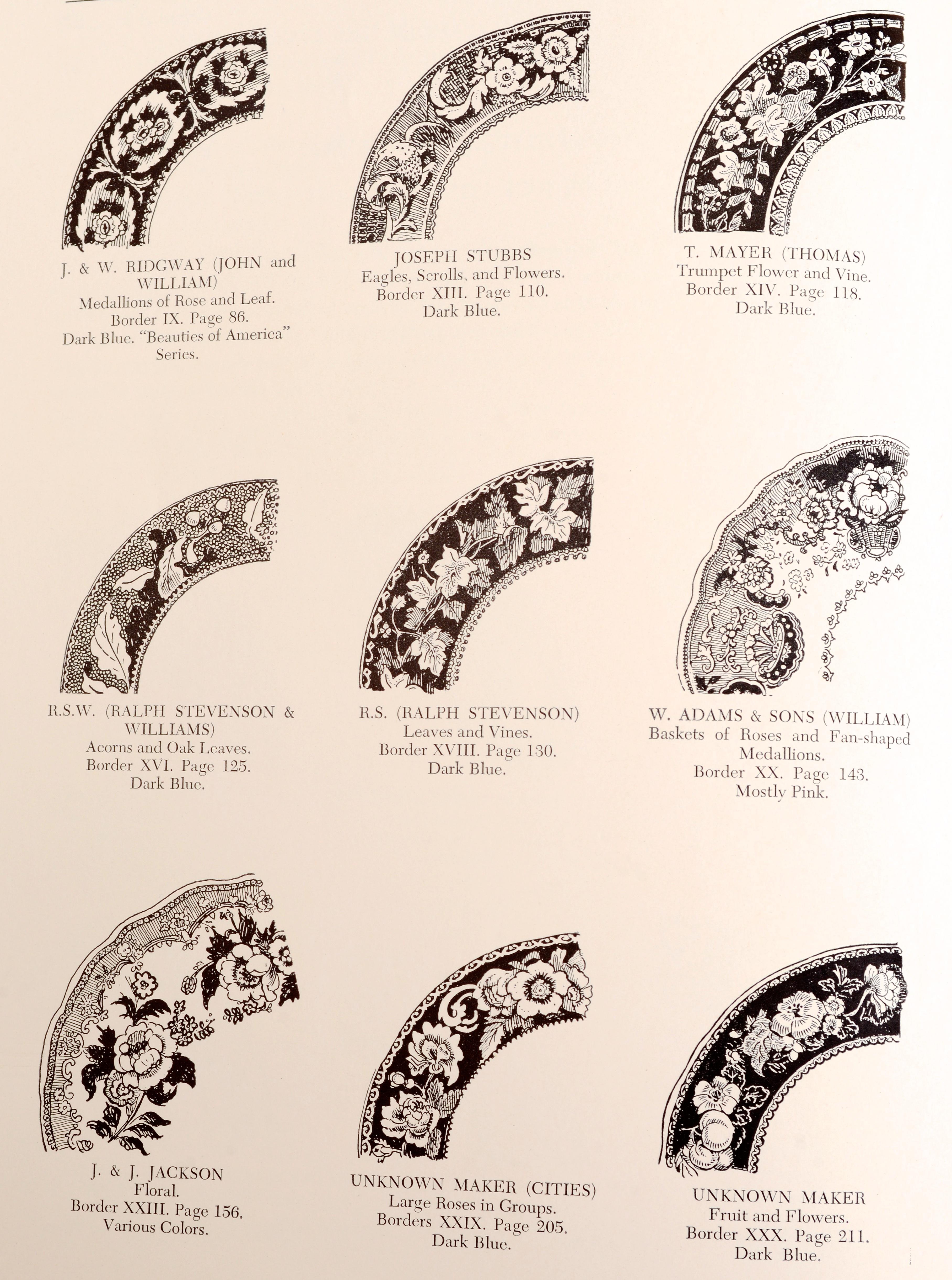 Historische Ansichten über Staffordshire-Porzellan von Ellouise Larsen, 1939 im Angebot 8