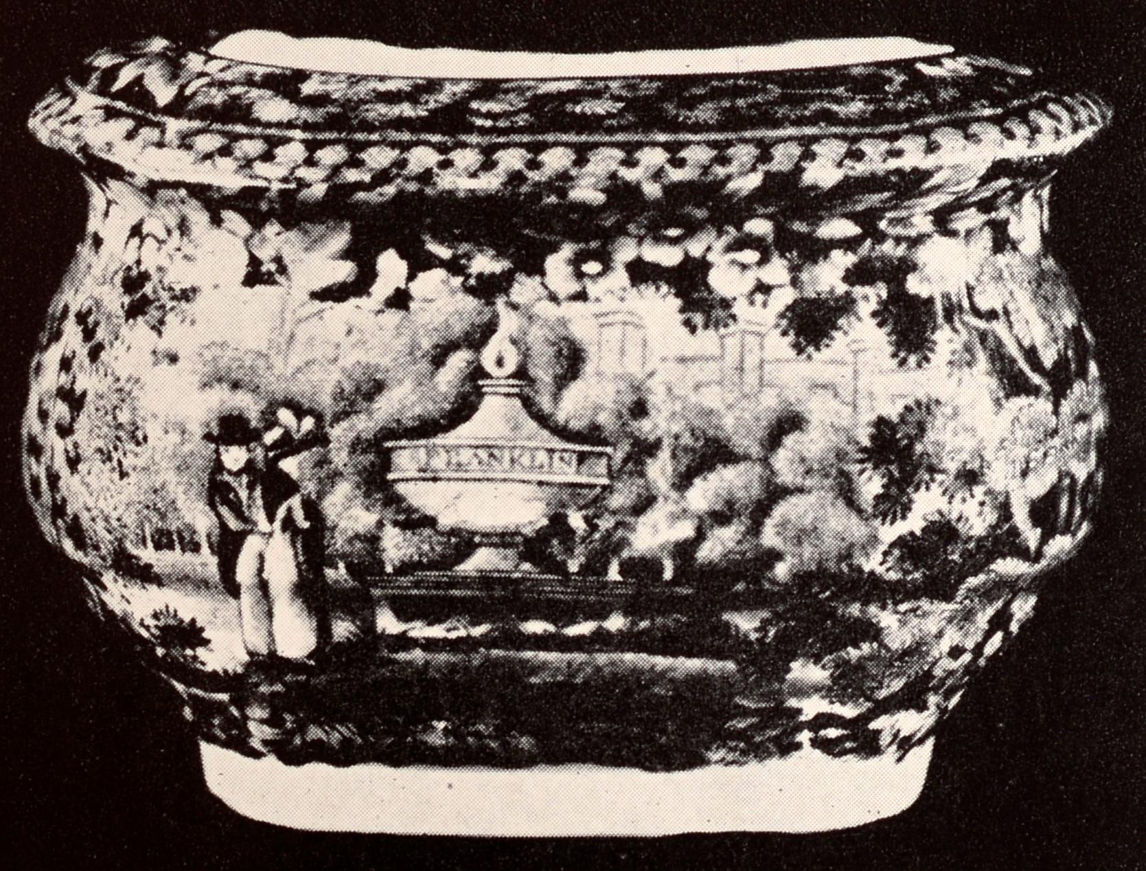 Historische Ansichten über Staffordshire-Porzellan von Ellouise Larsen, 1939 im Zustand „Gut“ im Angebot in valatie, NY