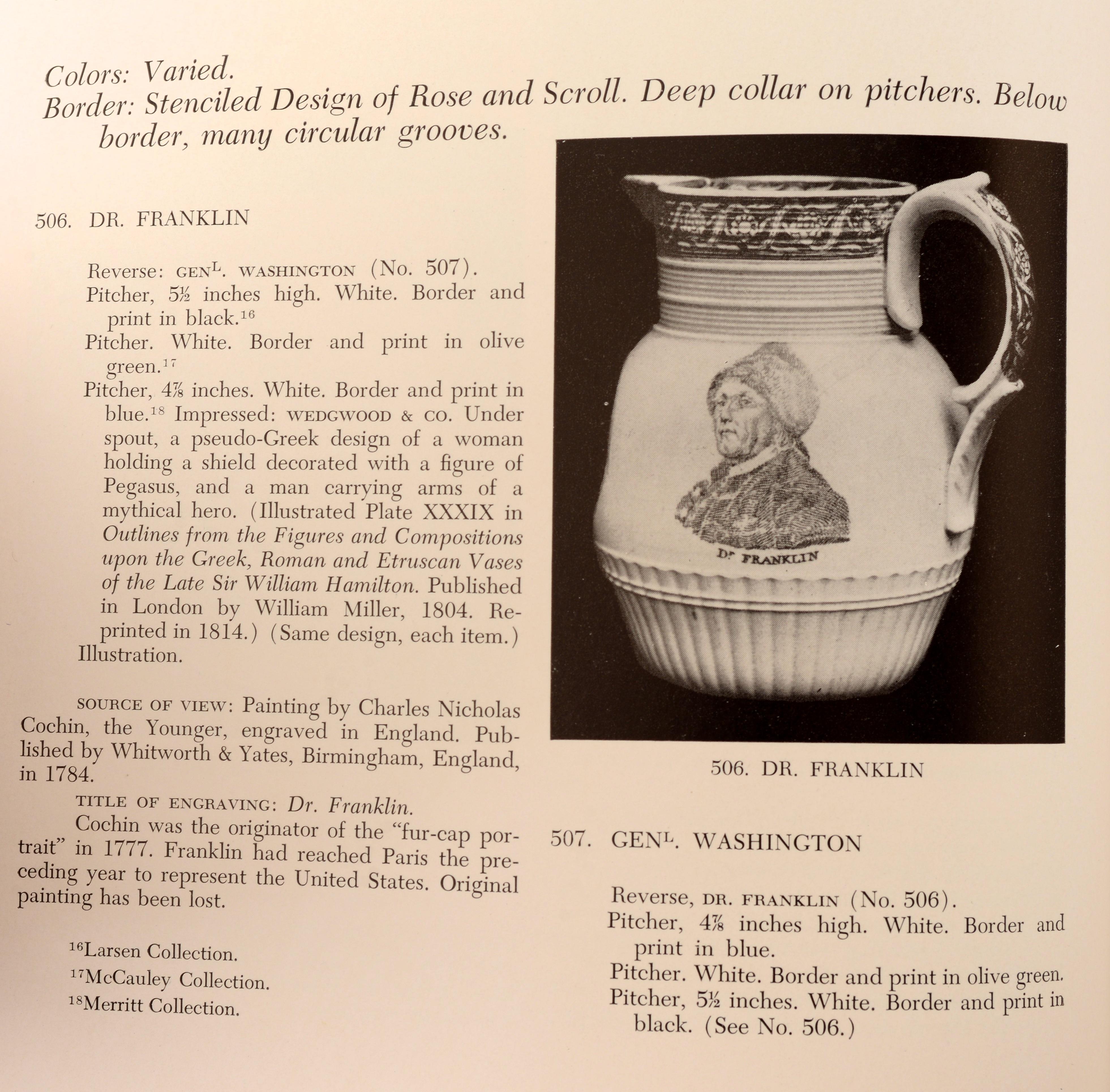 Historische Ansichten über Staffordshire-Porzellan von Ellouise Larsen, 1939 im Angebot 1