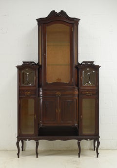 Historicism Art Nouveau Salon Cabinet / Display Cabinet, 1920