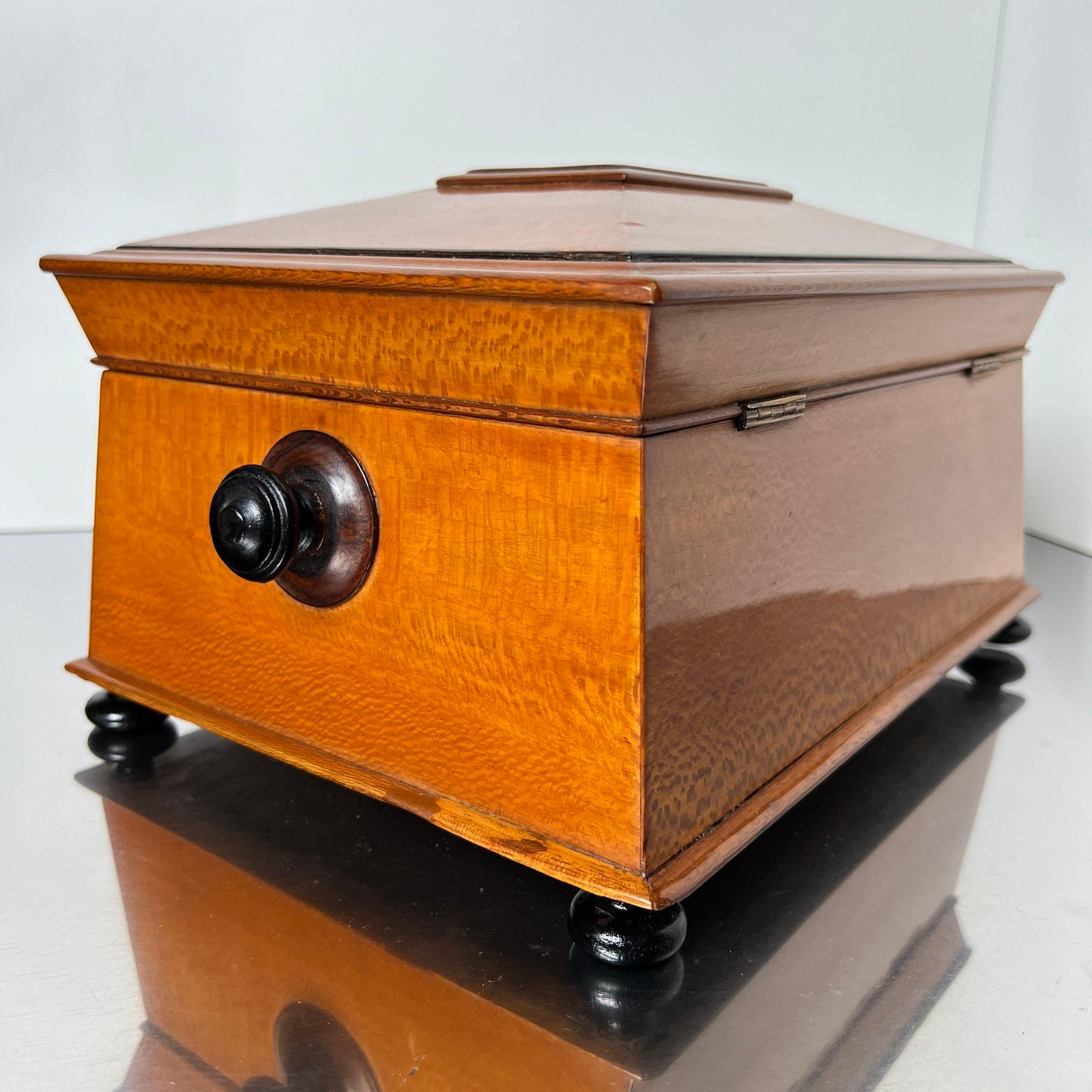 Caja historicista, chapado de fresno floral, palisandro, Austria circa 1880 en venta 4
