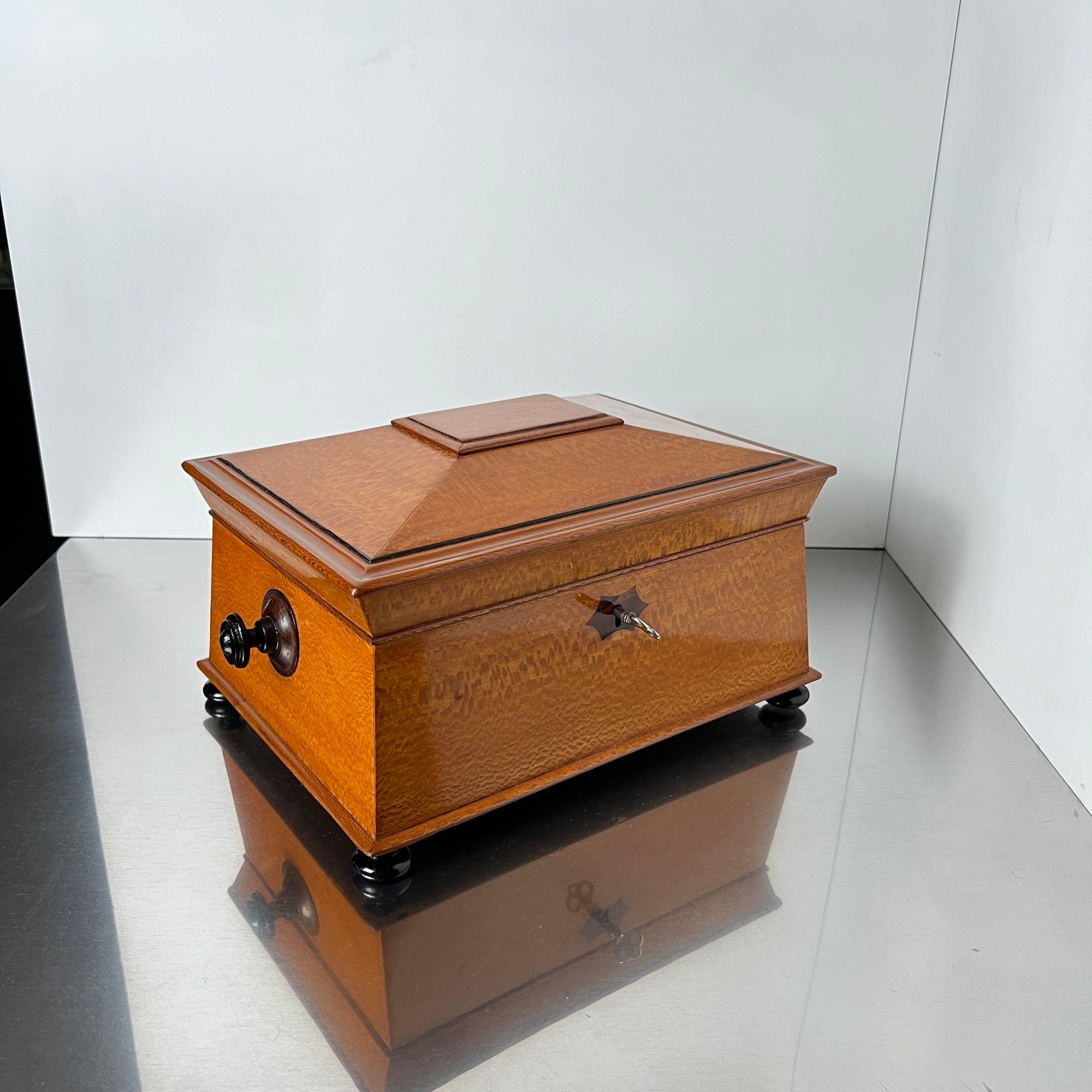 Caja historicista, chapado de fresno floral, palisandro, Austria circa 1880 Ebonizado en venta