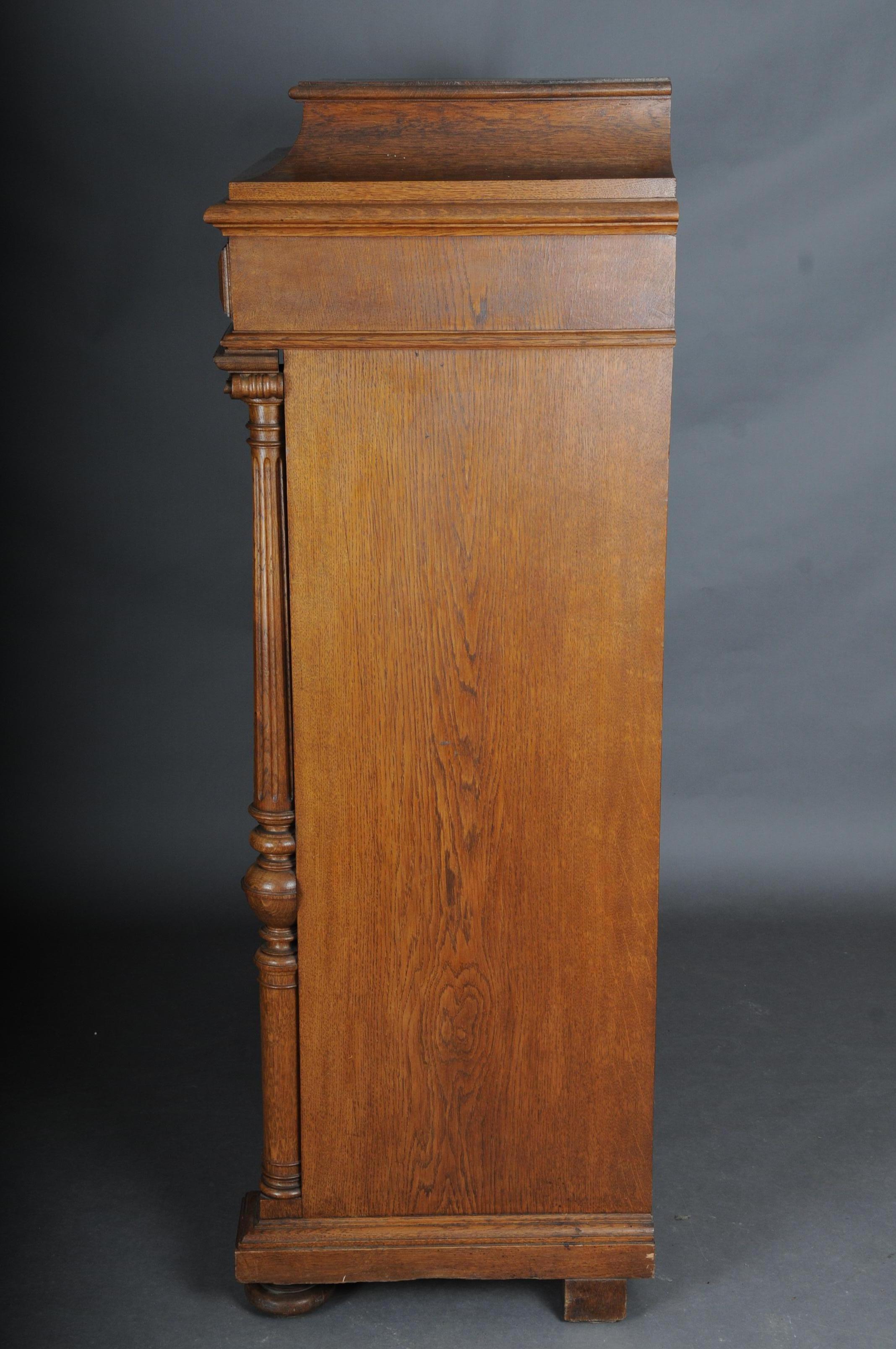 Historicism Cabinet / Vertiko circa 1870, Light Oak For Sale 7