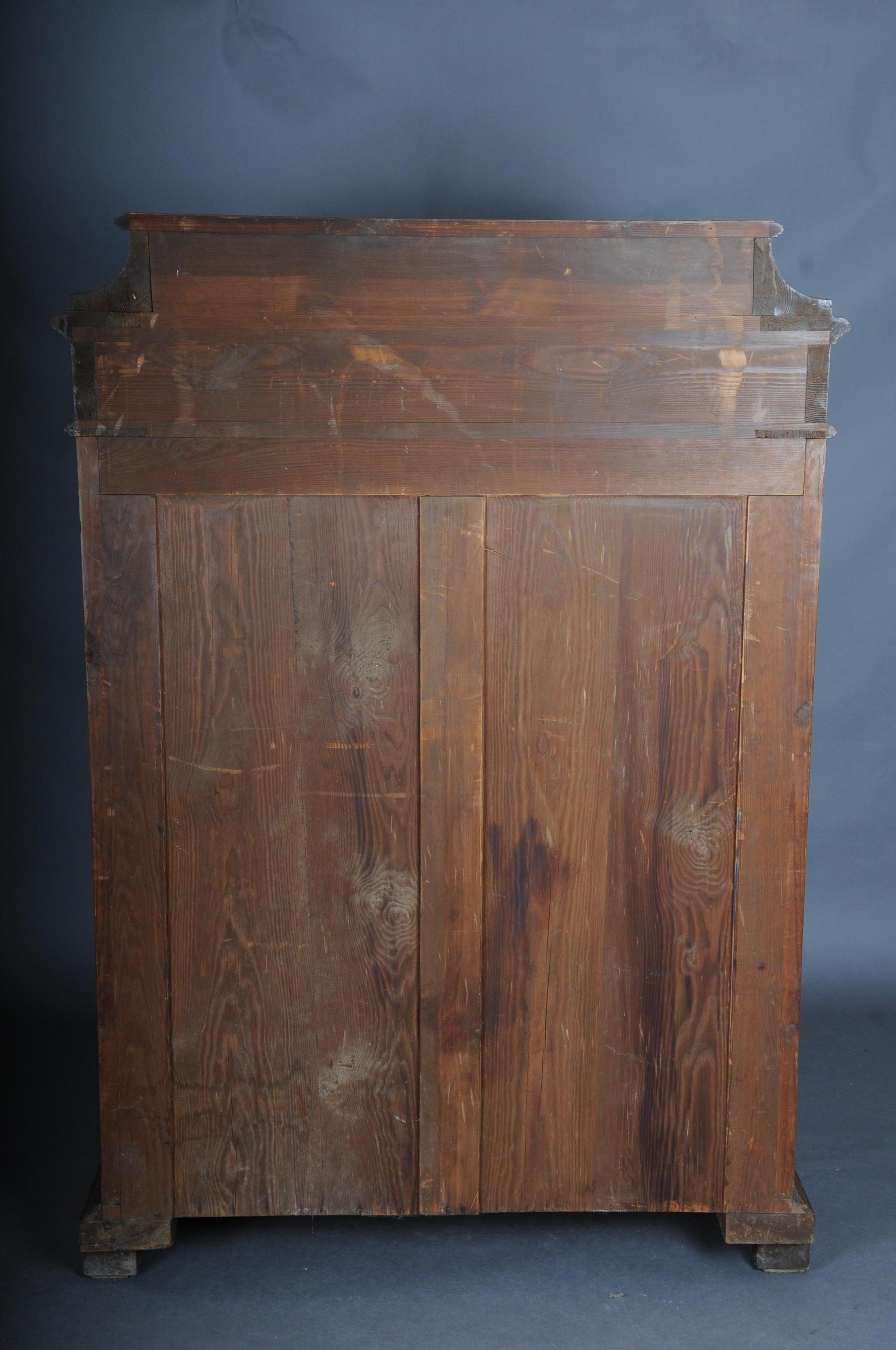 Historicism Cabinet / Vertiko circa 1870, Light Oak For Sale 9